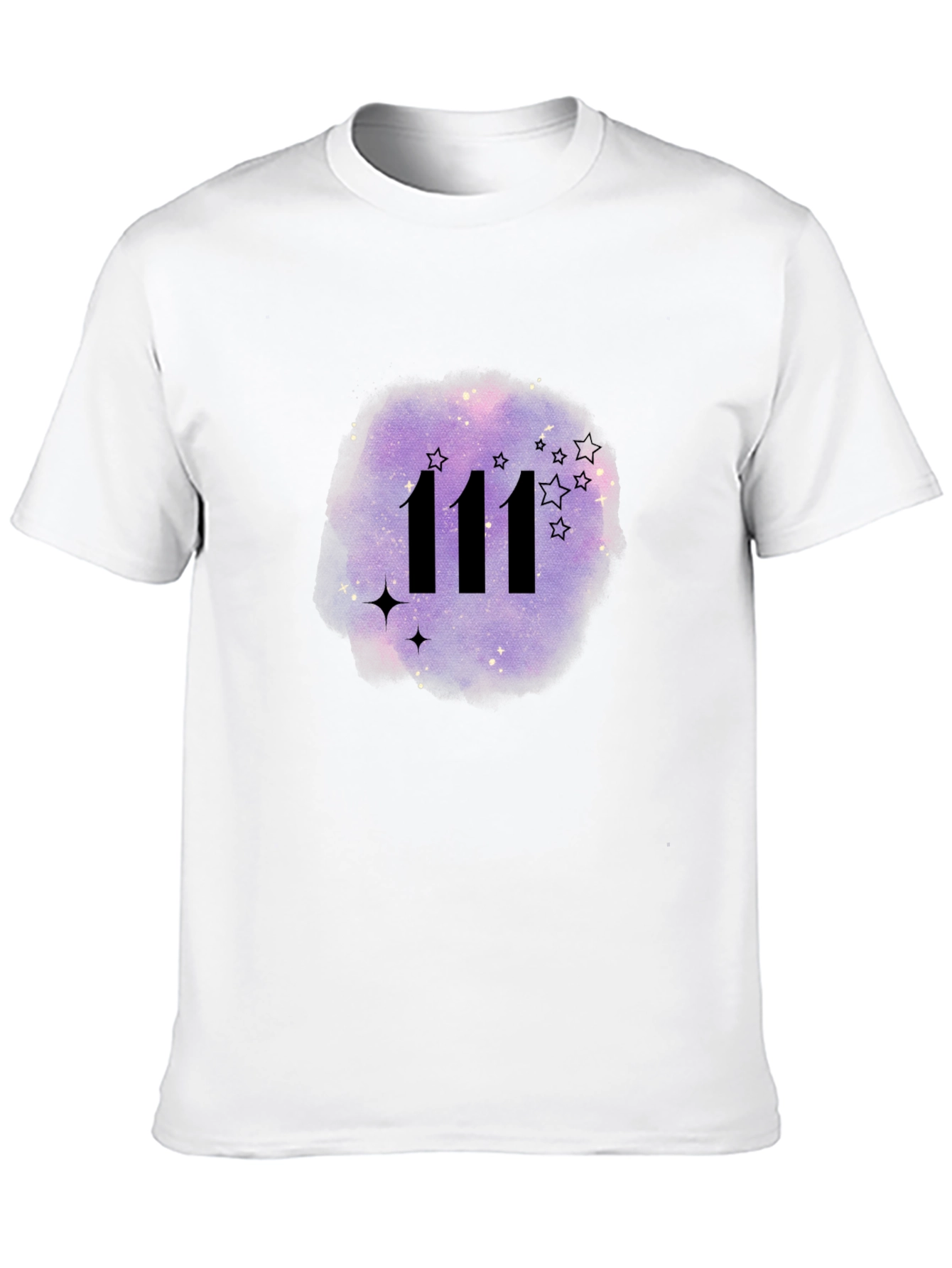 111 Angel Number Galaxy T-Shirt