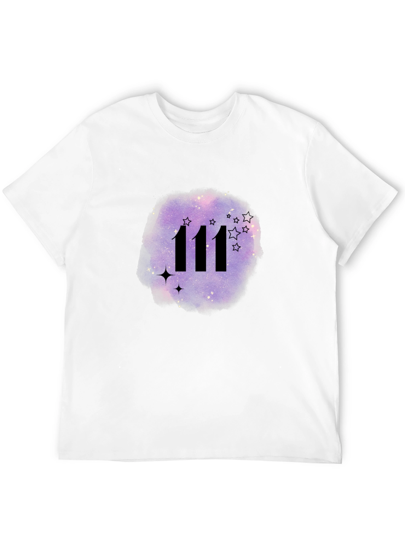 111 Angel Number Galaxy T-Shirt
