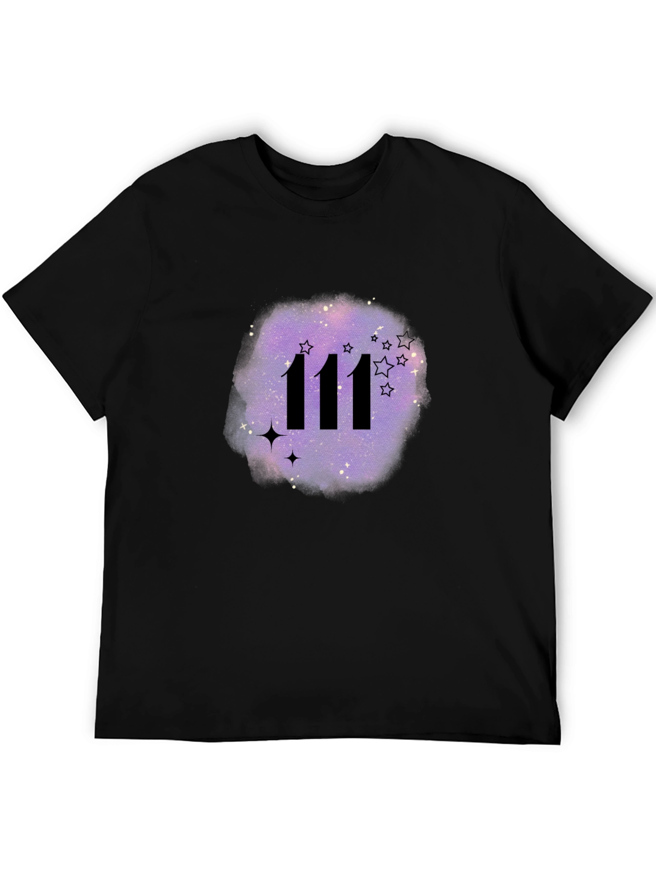111 Angel Number Galaxy T-Shirt