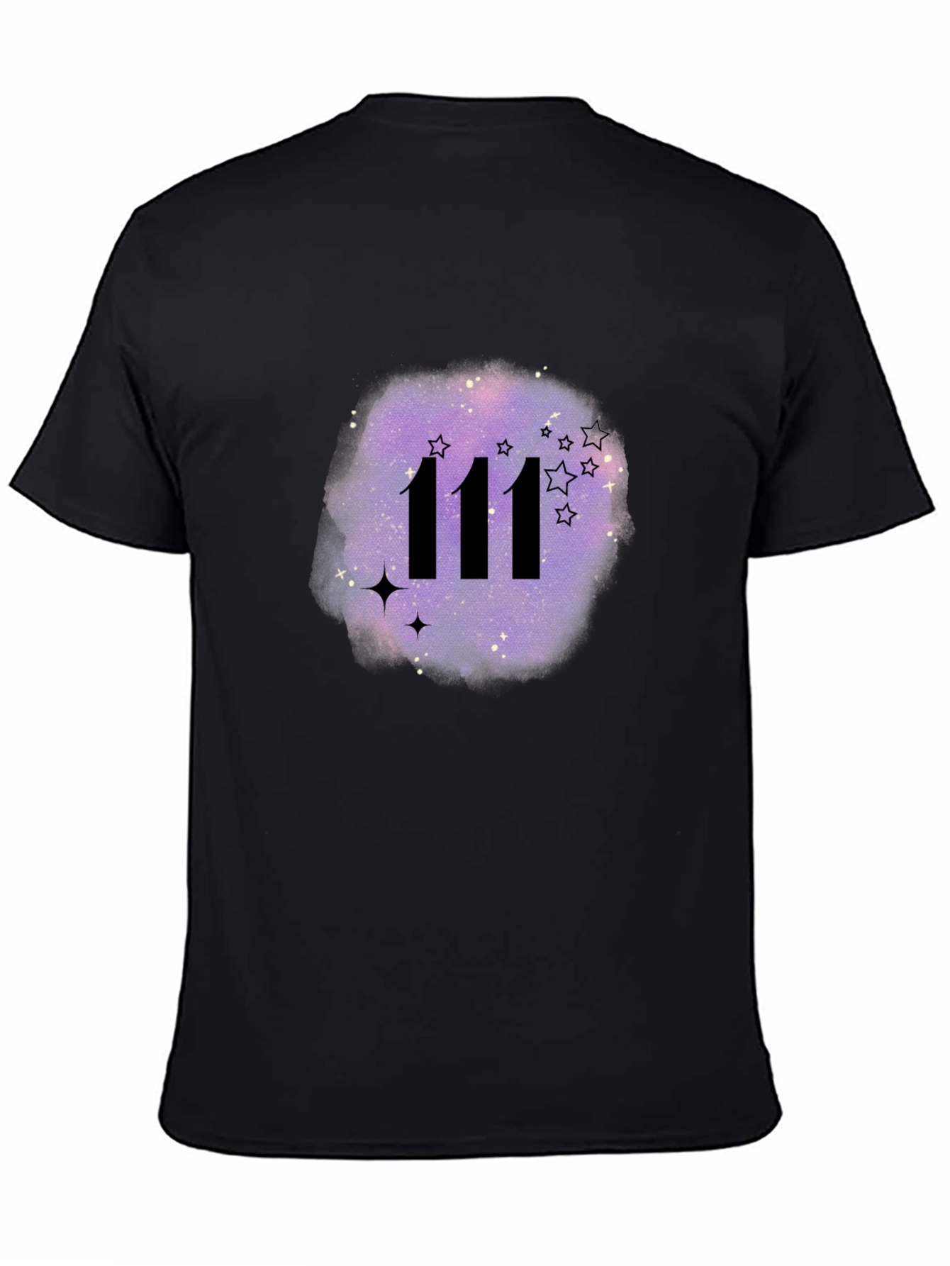 111 Angel Number Galaxy T-Shirt