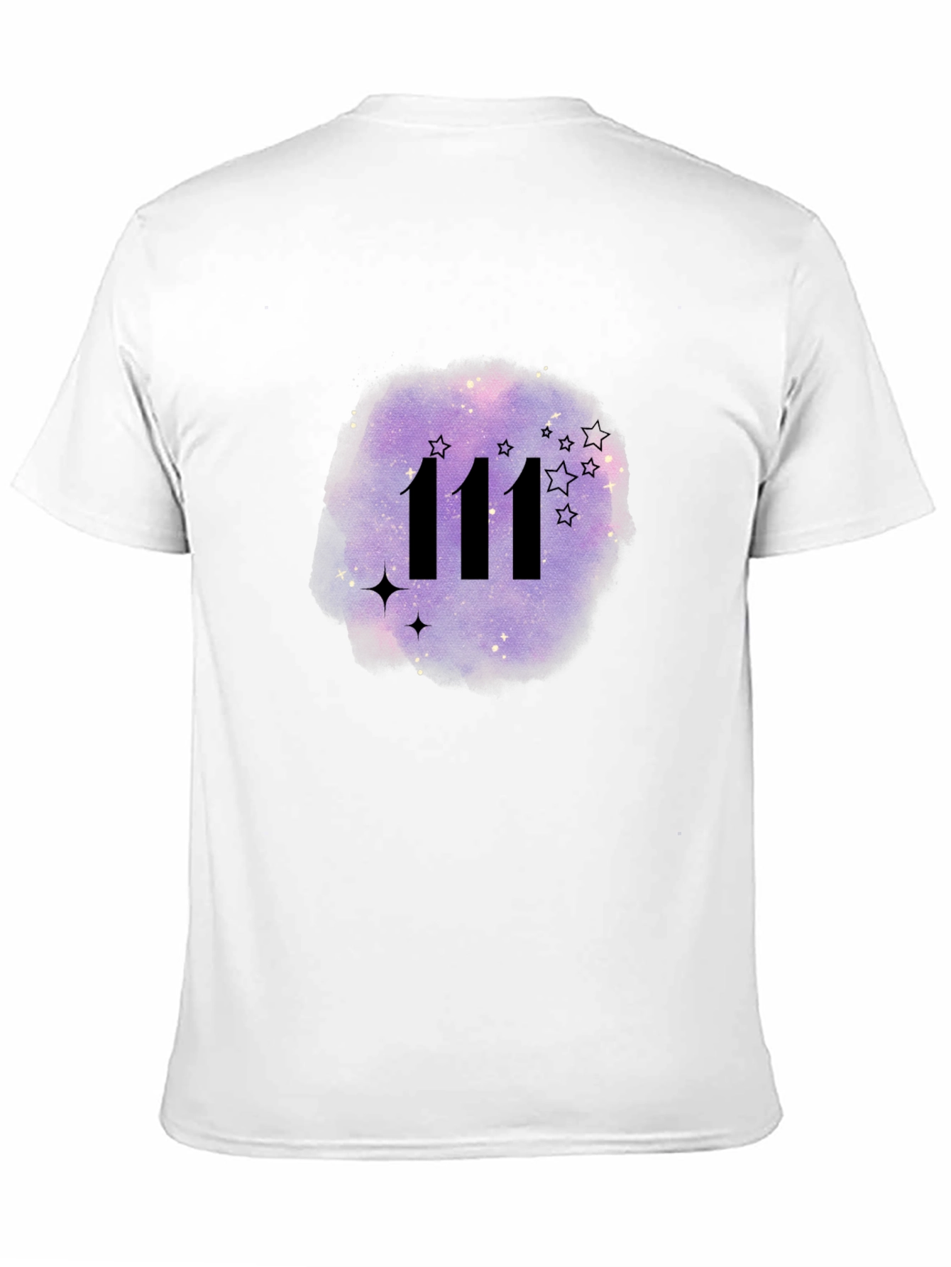 111 Angel Number Galaxy T-Shirt