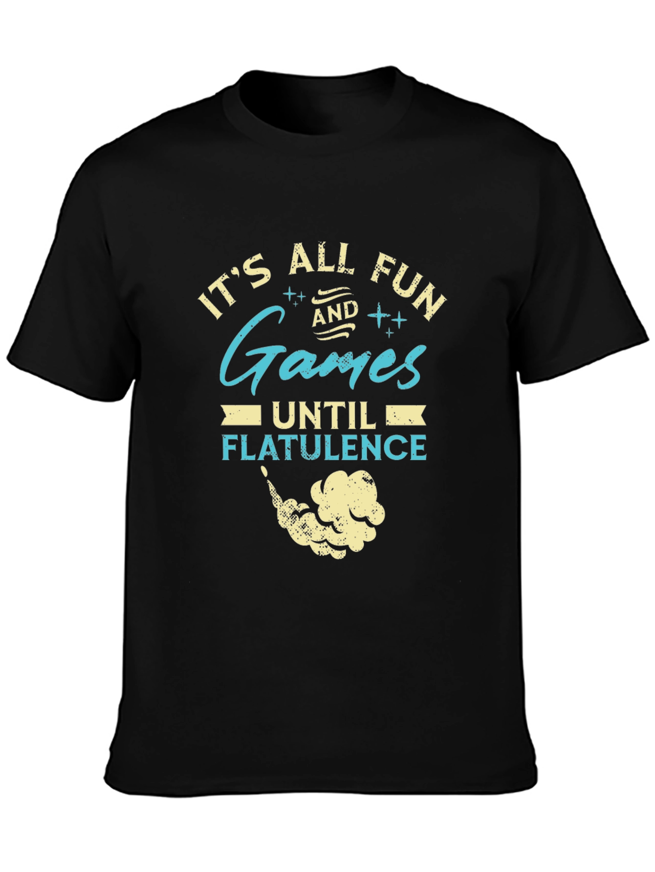 Funny Its All Fun & Games Graphic T-Shirt