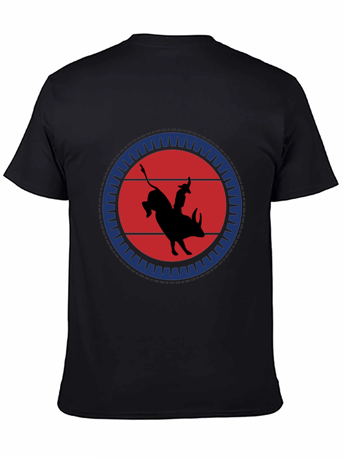 Bull Rider Graphic Tee - Black