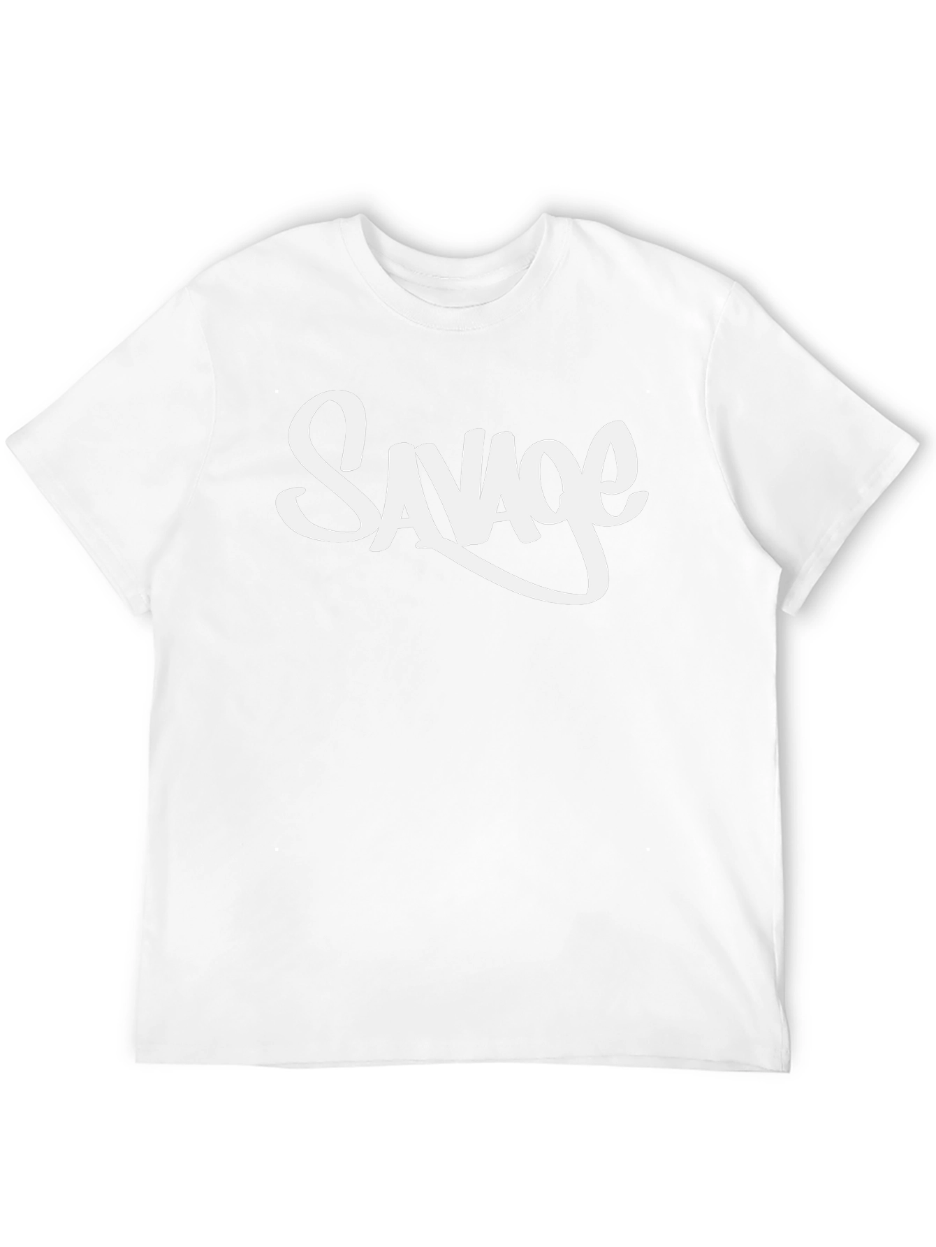 Savage Graphic Print Black T-Shirt