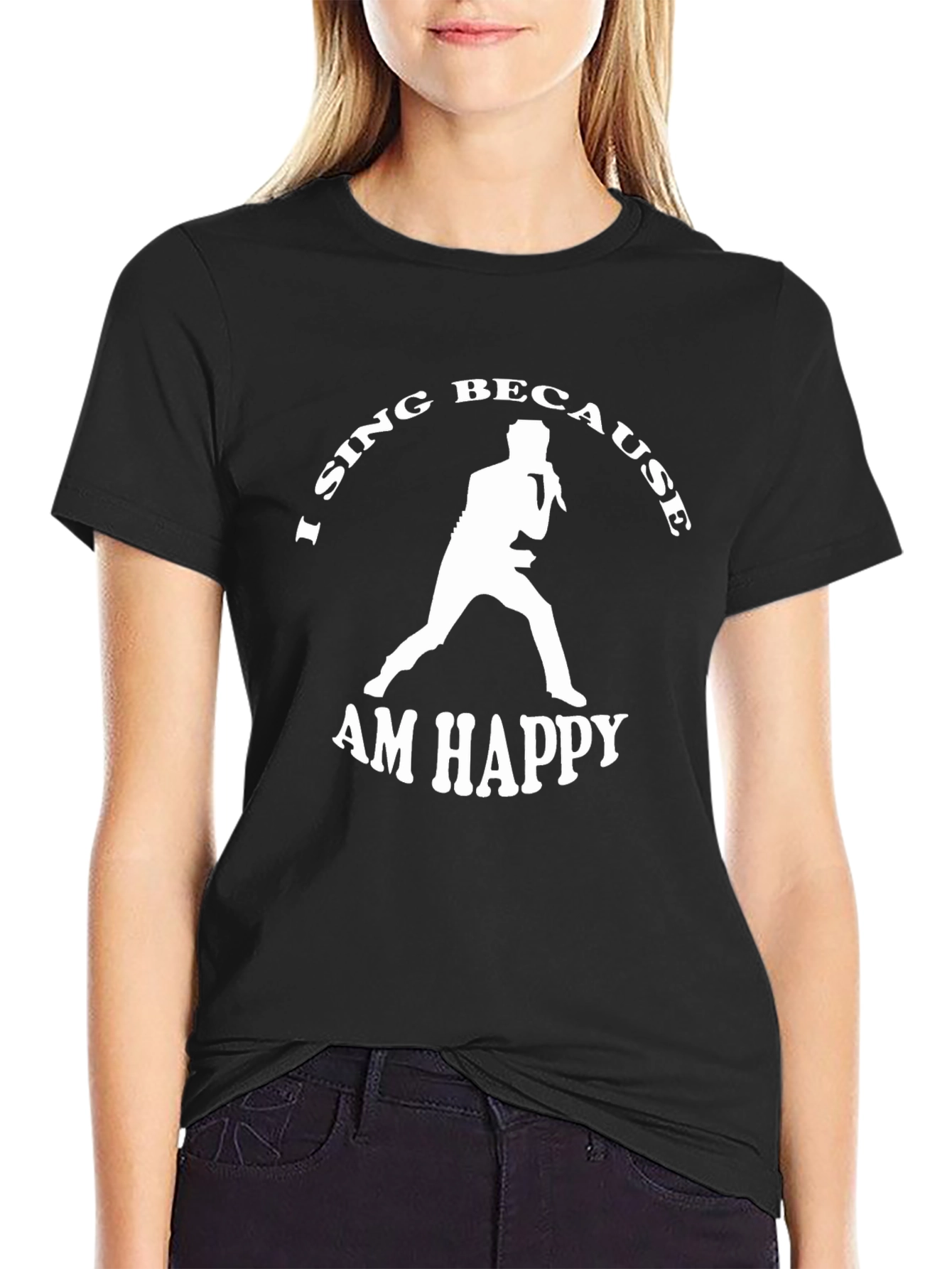 I Sing Because I Am Happy Graphic Tee