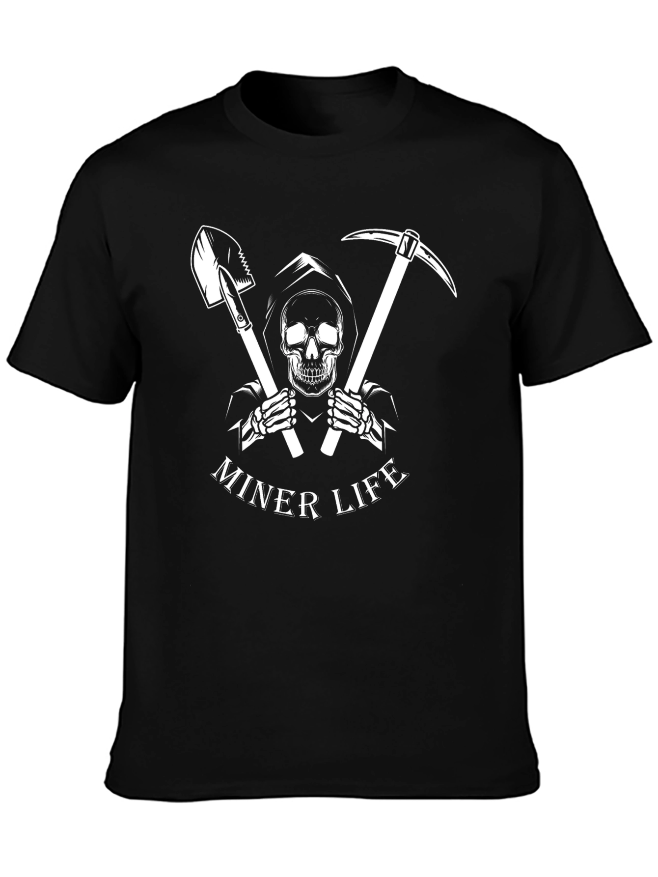 Miner Life Graphic Tee - Black