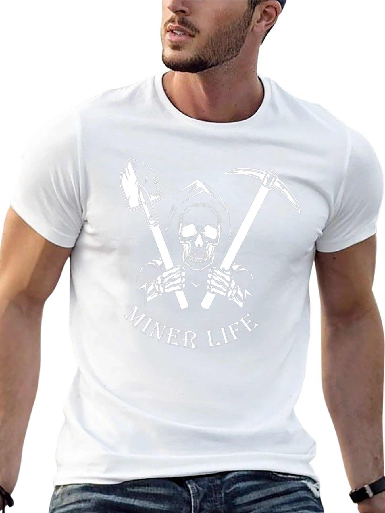 Miner Life Graphic Tee - Black