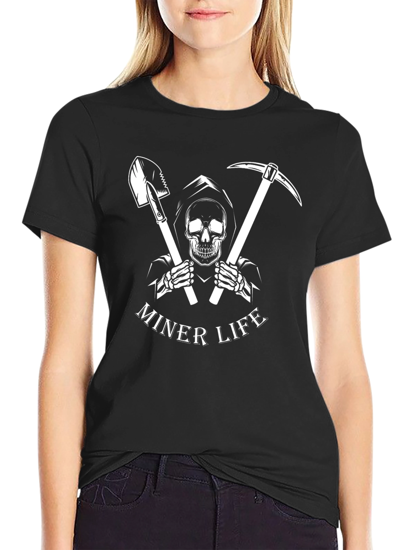 Miner Life Graphic Tee - Black
