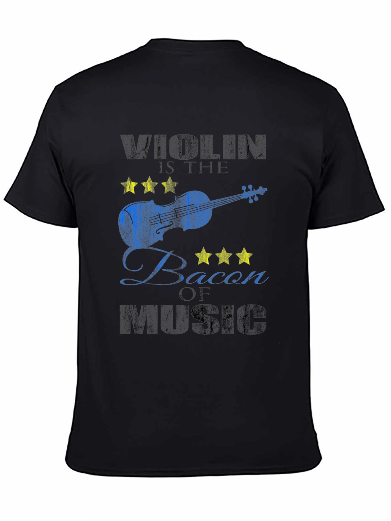 Violin Music T-Shirt: Bacon of Music Funny Tee