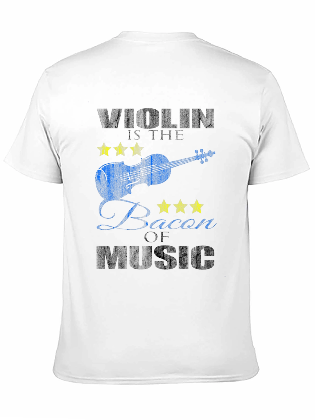 Violin Music T-Shirt: Bacon of Music Funny Tee