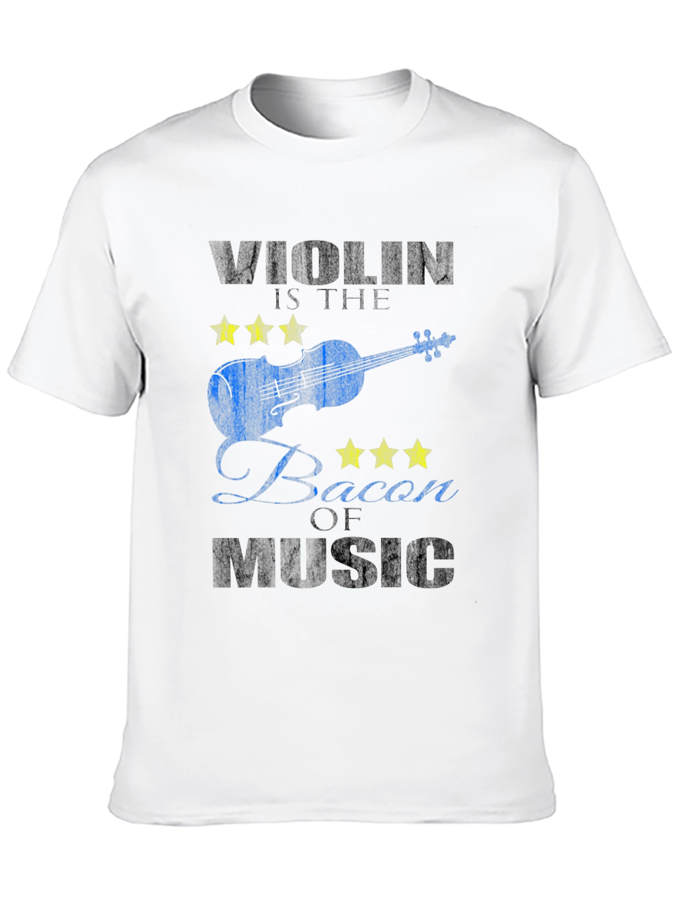 Violin Music T-Shirt: Bacon of Music Funny Tee