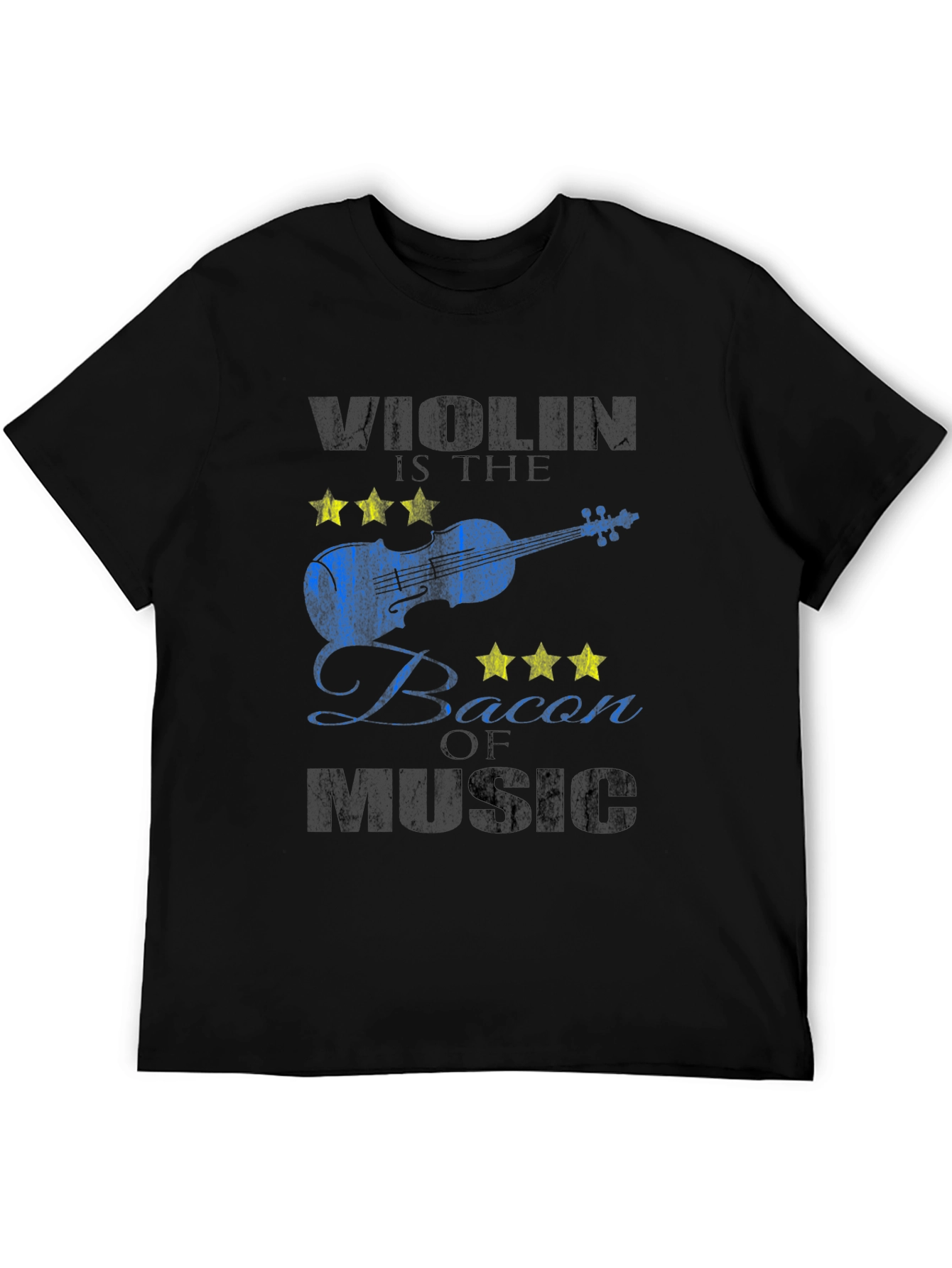 Violin Music T-Shirt: Bacon of Music Funny Tee