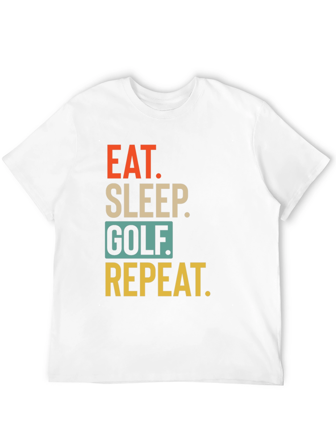 Eat Sleep Golf Repeat T-Shirt - Golfing Passion