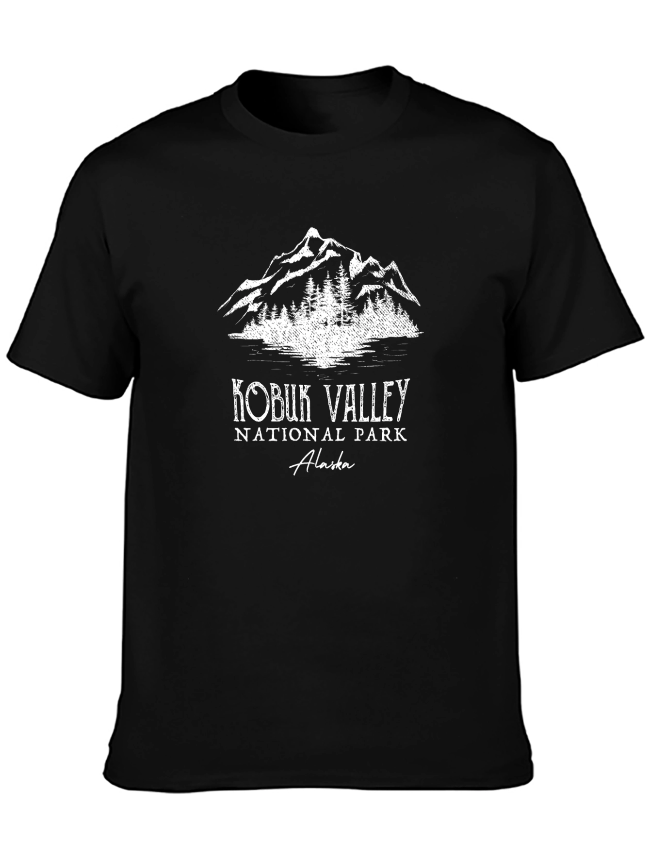 Kobuk Valley National Park Alaska Black T-Shirt