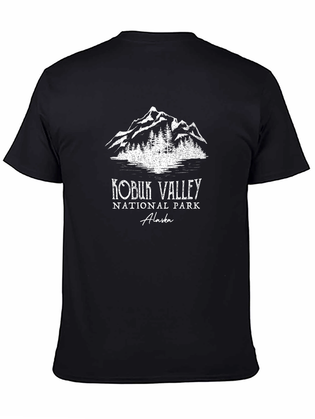 Kobuk Valley National Park Alaska Black T-Shirt