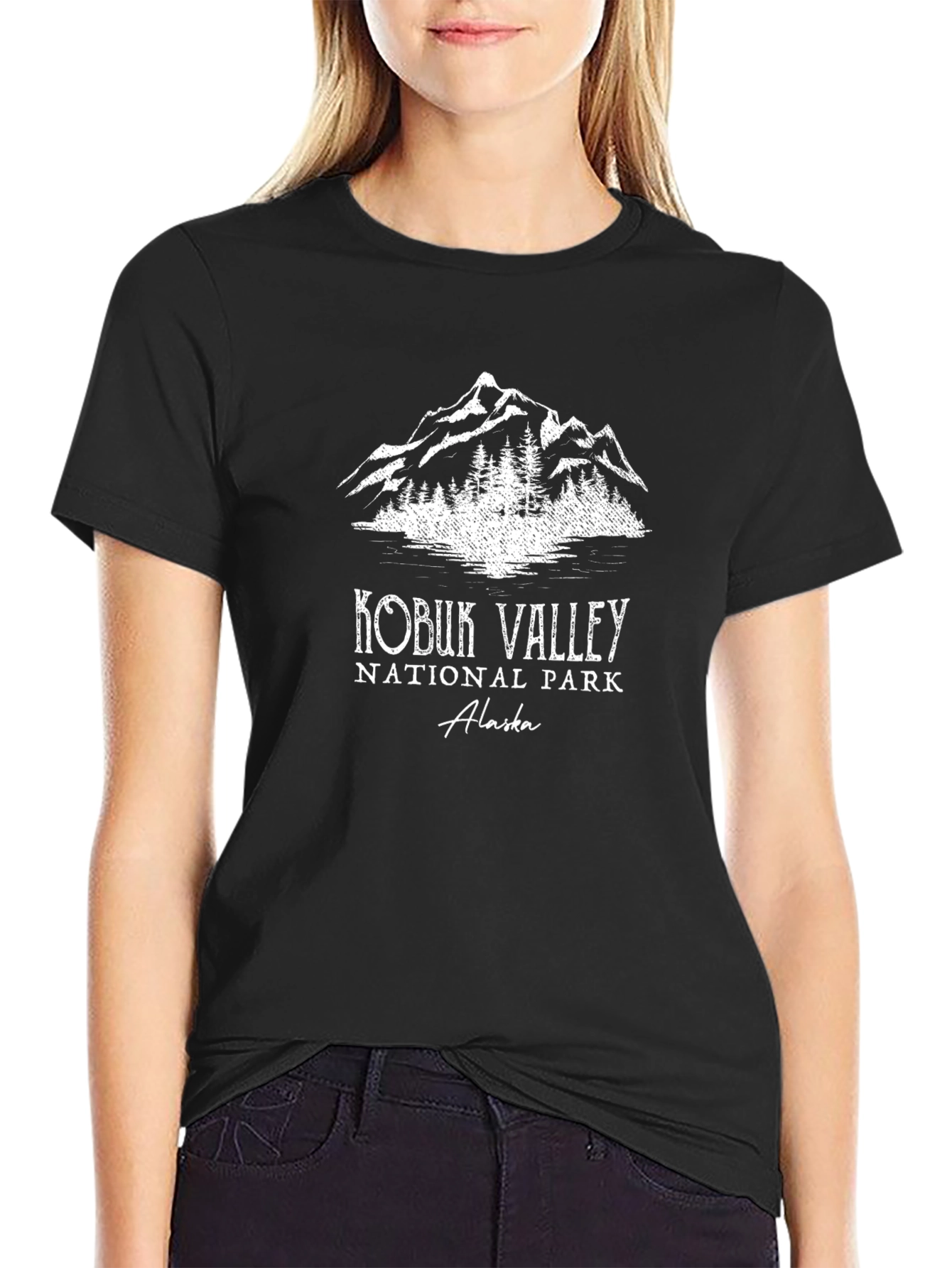 Kobuk Valley National Park Alaska Black T-Shirt