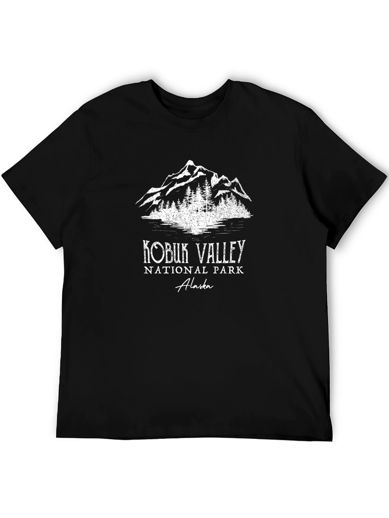 Kobuk Valley National Park Alaska Black T-Shirt