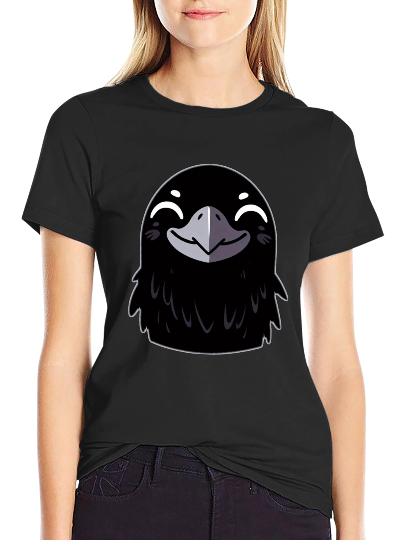 Crow Graphic Tee - Mens Black T-Shirt