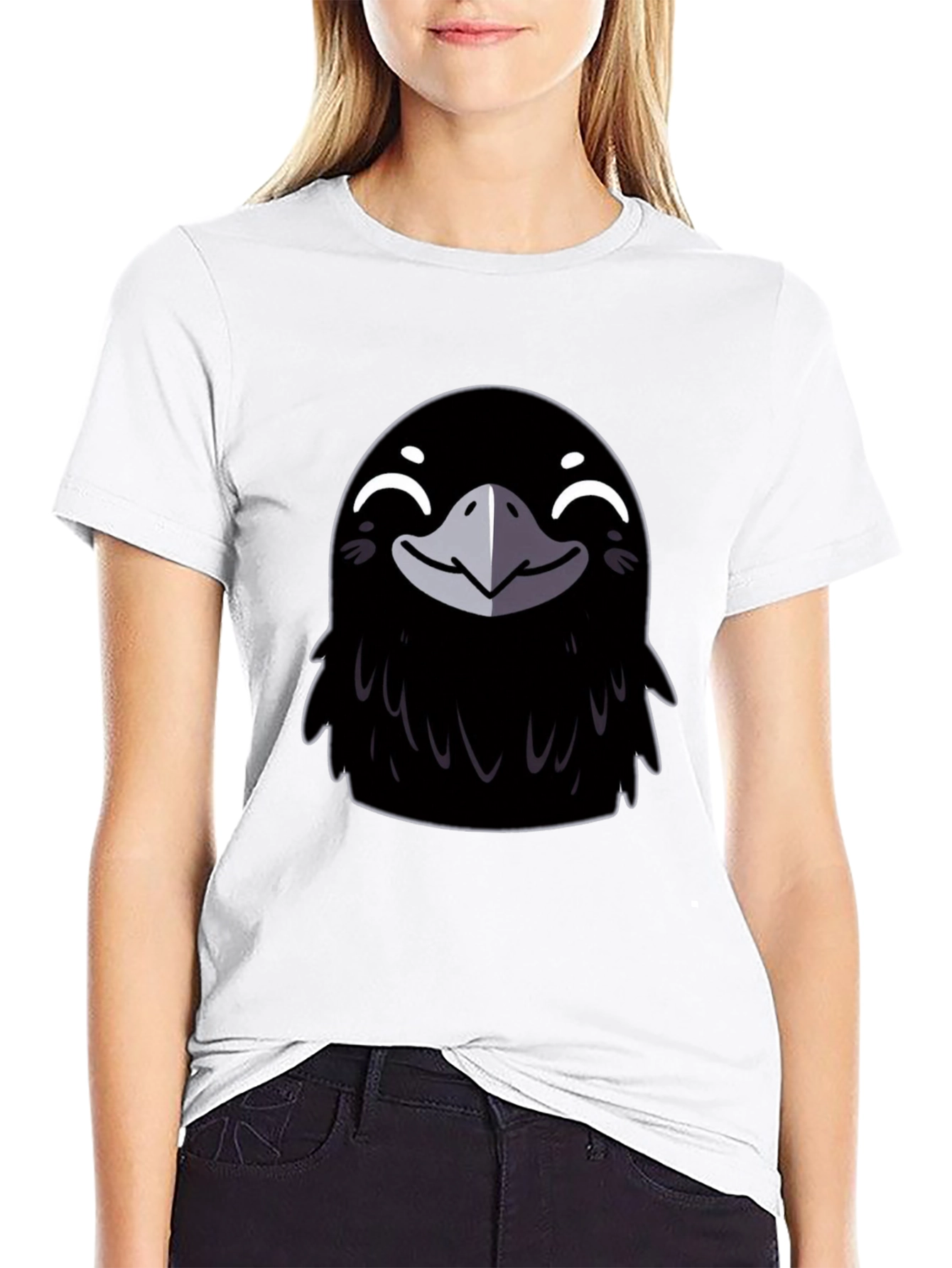 Crow Graphic Tee - Mens Black T-Shirt