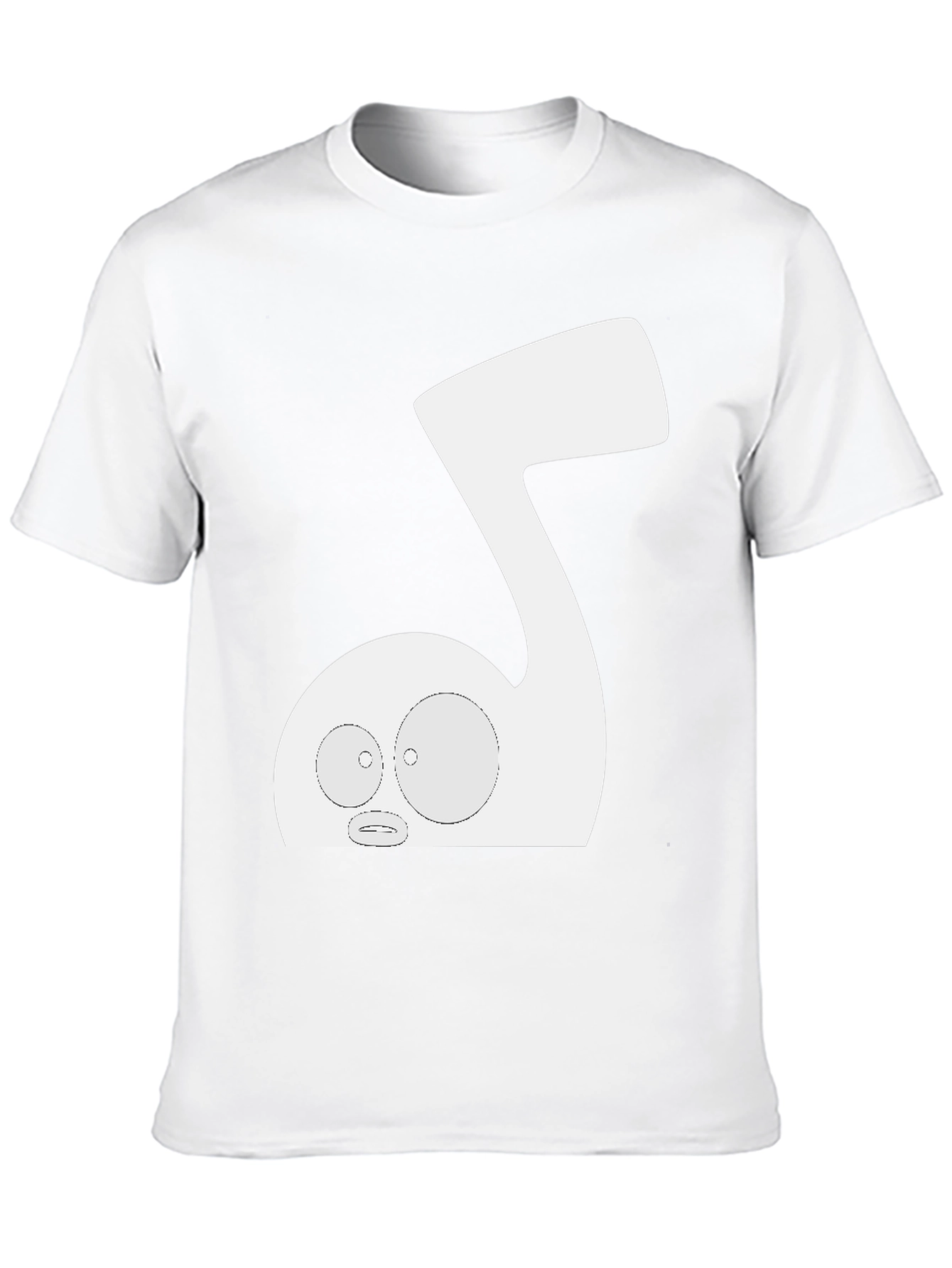 Music Note Cartoon Graphic Tee - Unique Style