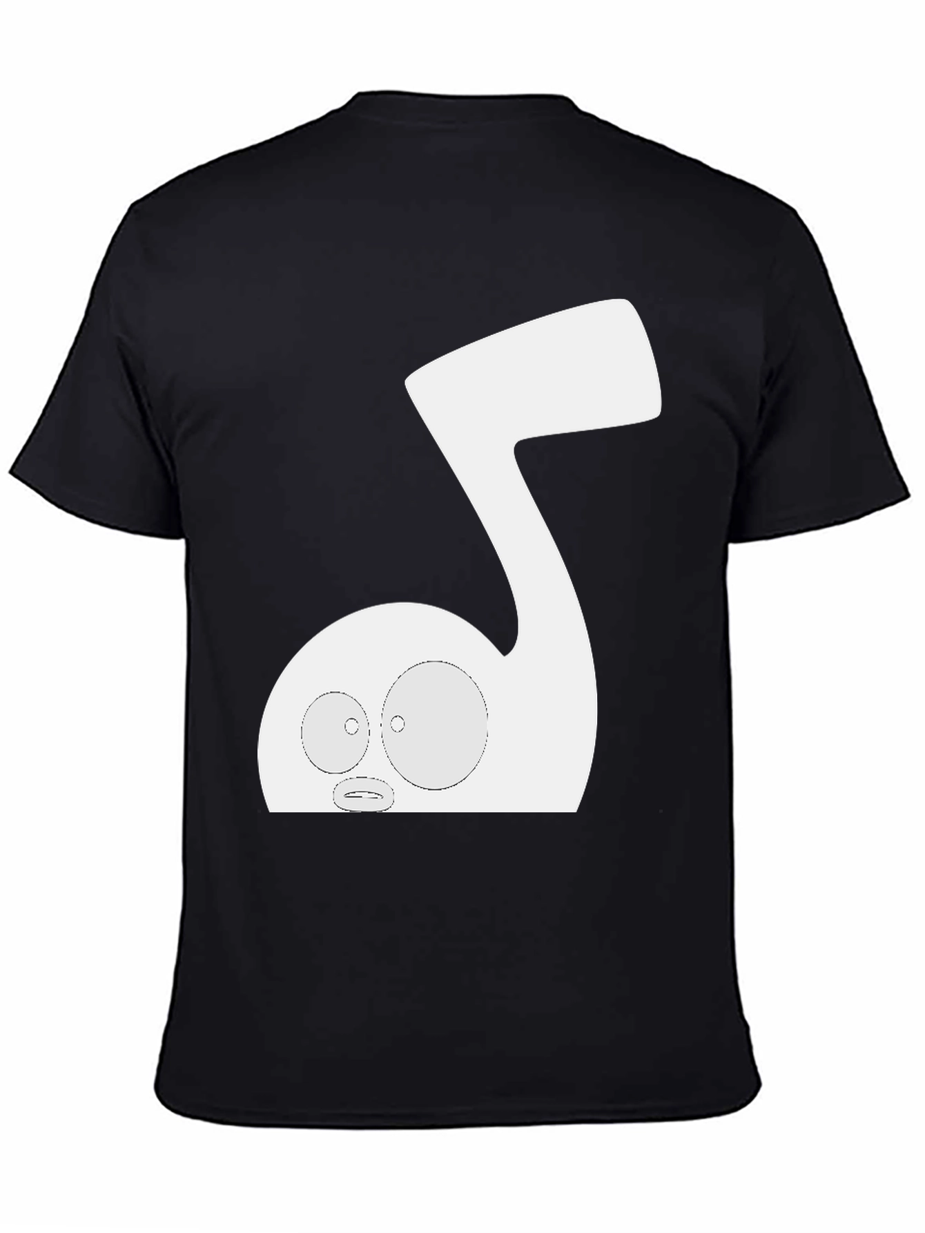 Music Note Cartoon Graphic Tee - Unique Style