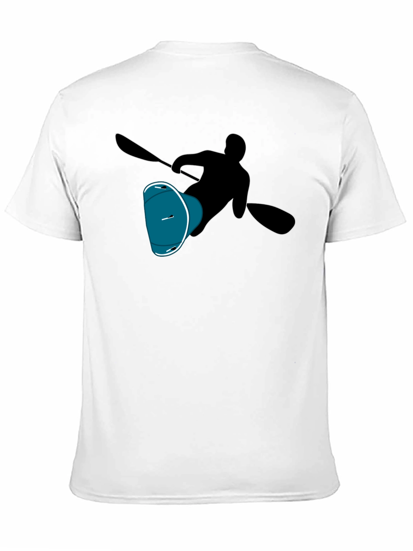 Kayaking T-Shirt - Black Graphic Tee