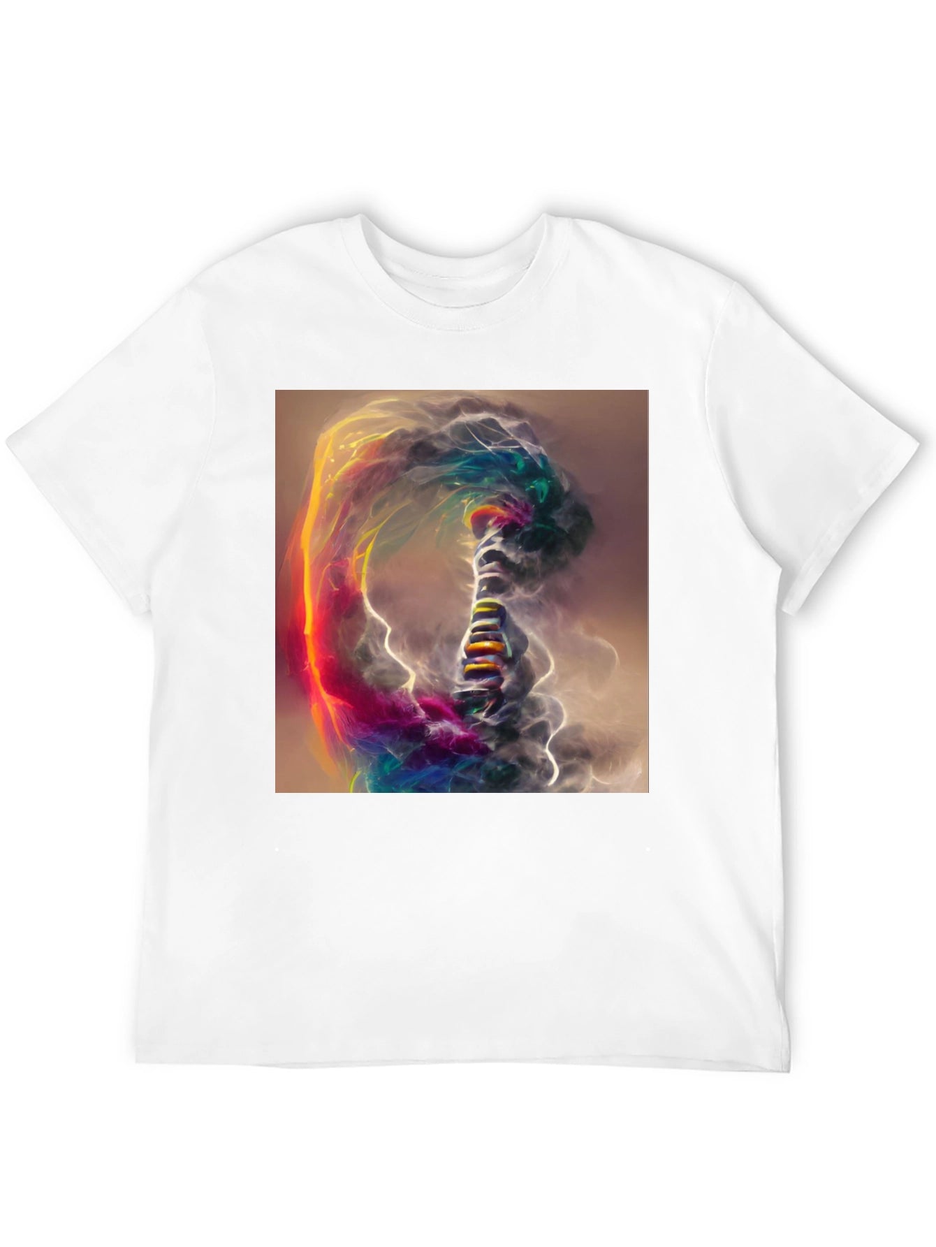 Abstract Art Black T-Shirt