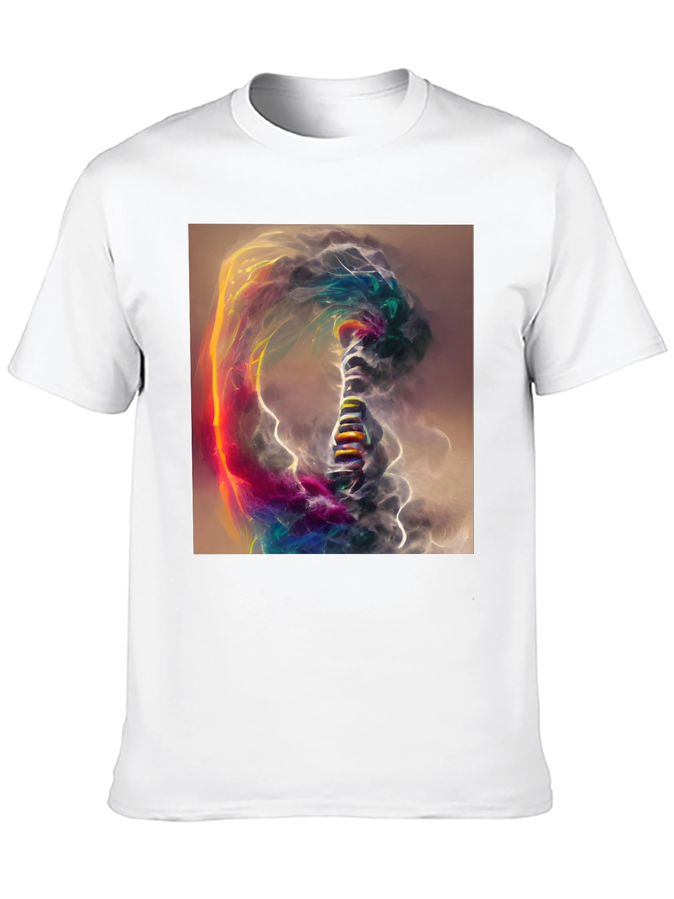 Abstract Art Black T-Shirt