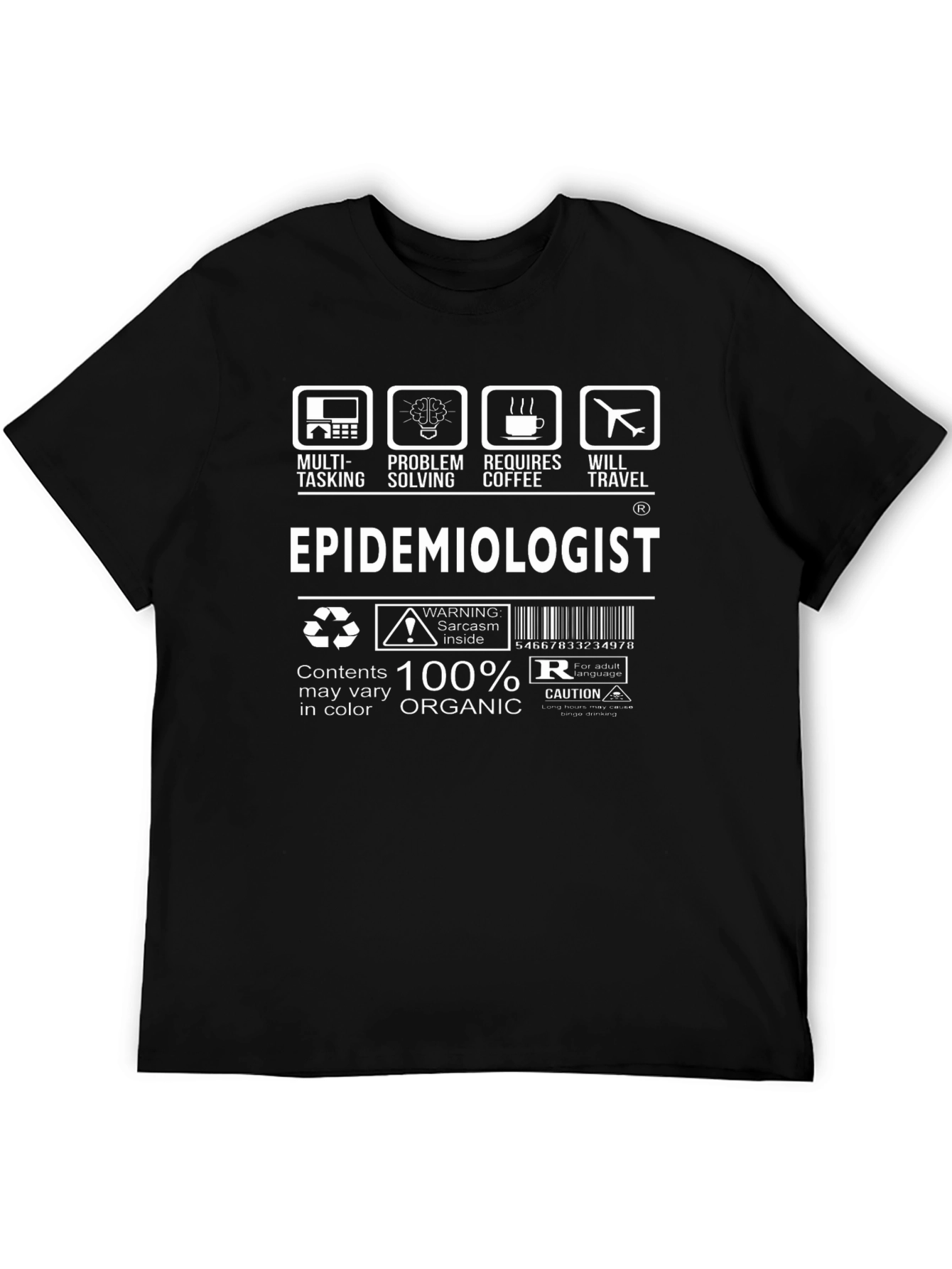Epidemiologist Definition T-Shirt Funny Job Tee
