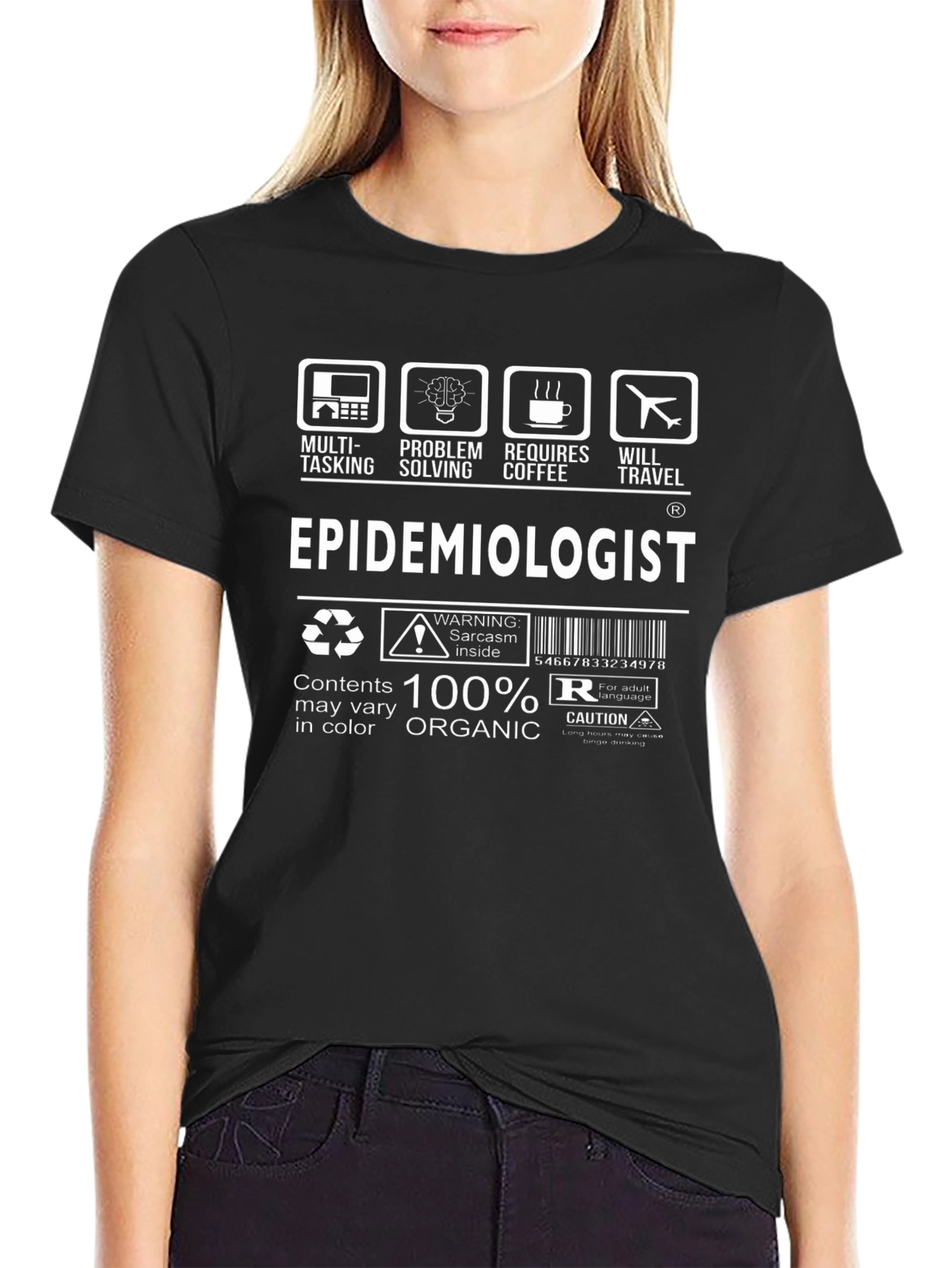 Epidemiologist Definition T-Shirt Funny Job Tee