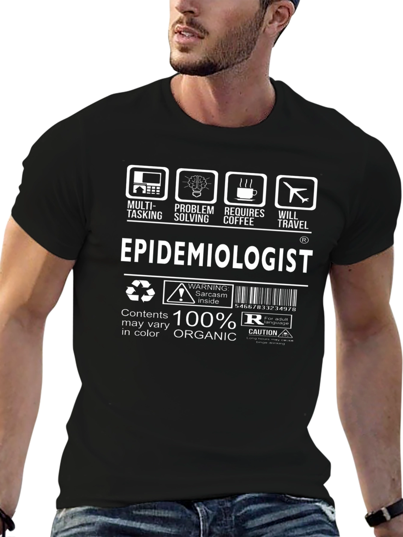Epidemiologist Definition T-Shirt Funny Job Tee