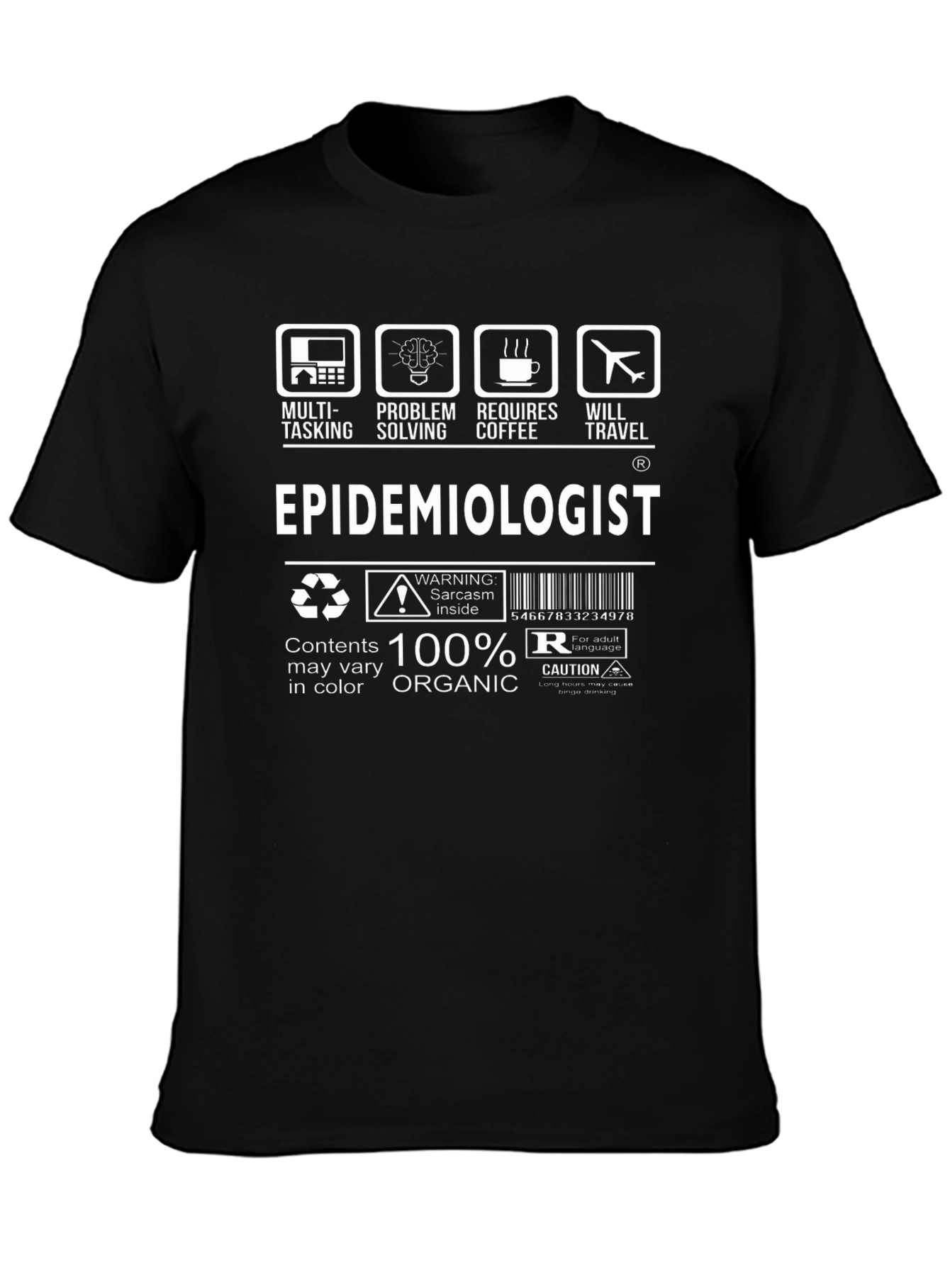 Epidemiologist Definition T-Shirt Funny Job Tee