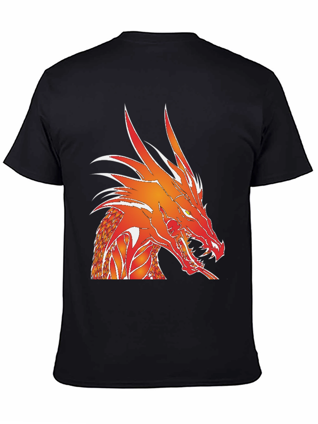 Fiery Dragon Graphic Tee - Bold Statement Shirt