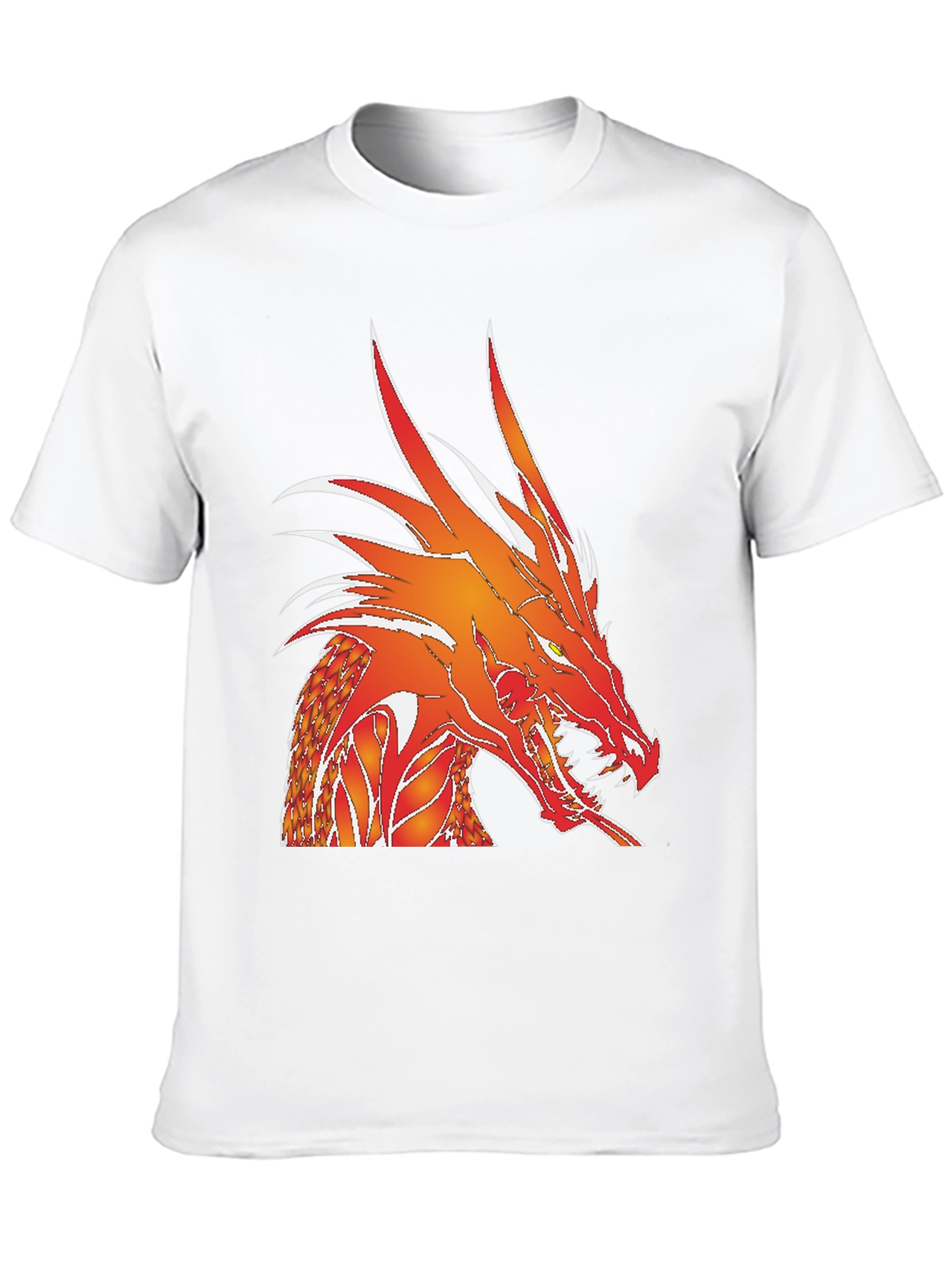Fiery Dragon Graphic Tee - Bold Statement Shirt
