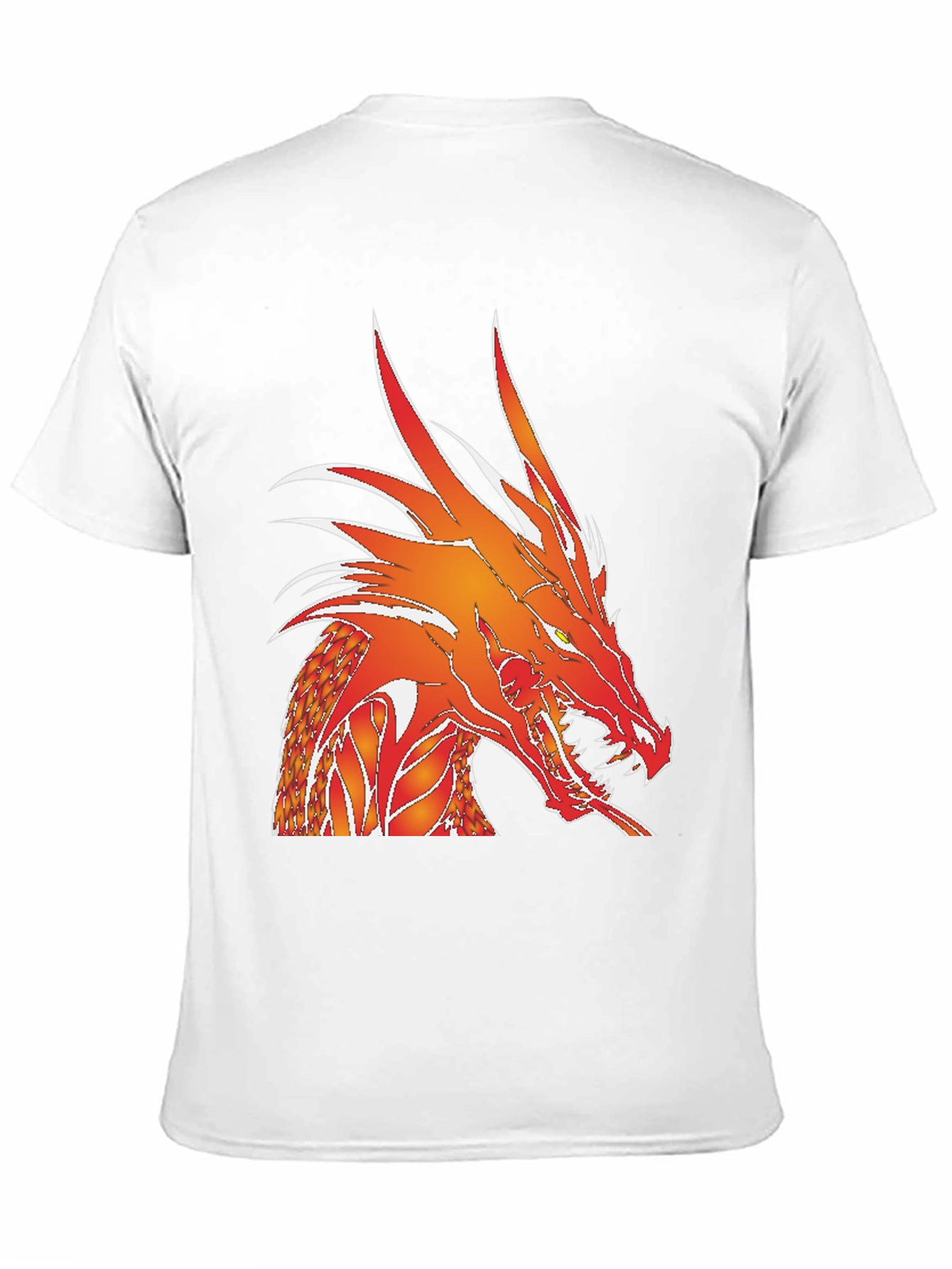 Fiery Dragon Graphic Tee - Bold Statement Shirt