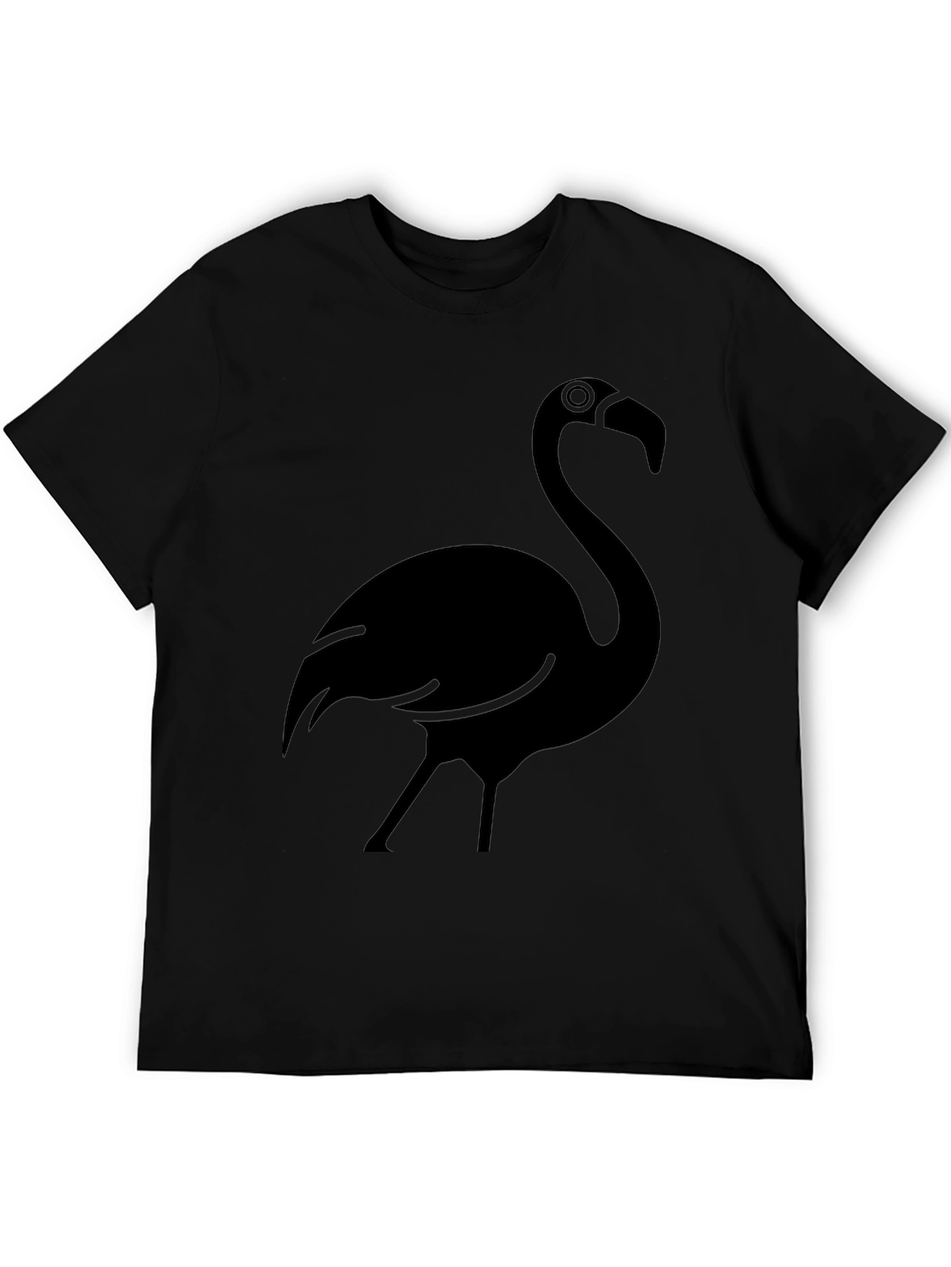 Black Flamingo Graphic Tee - Casual Style