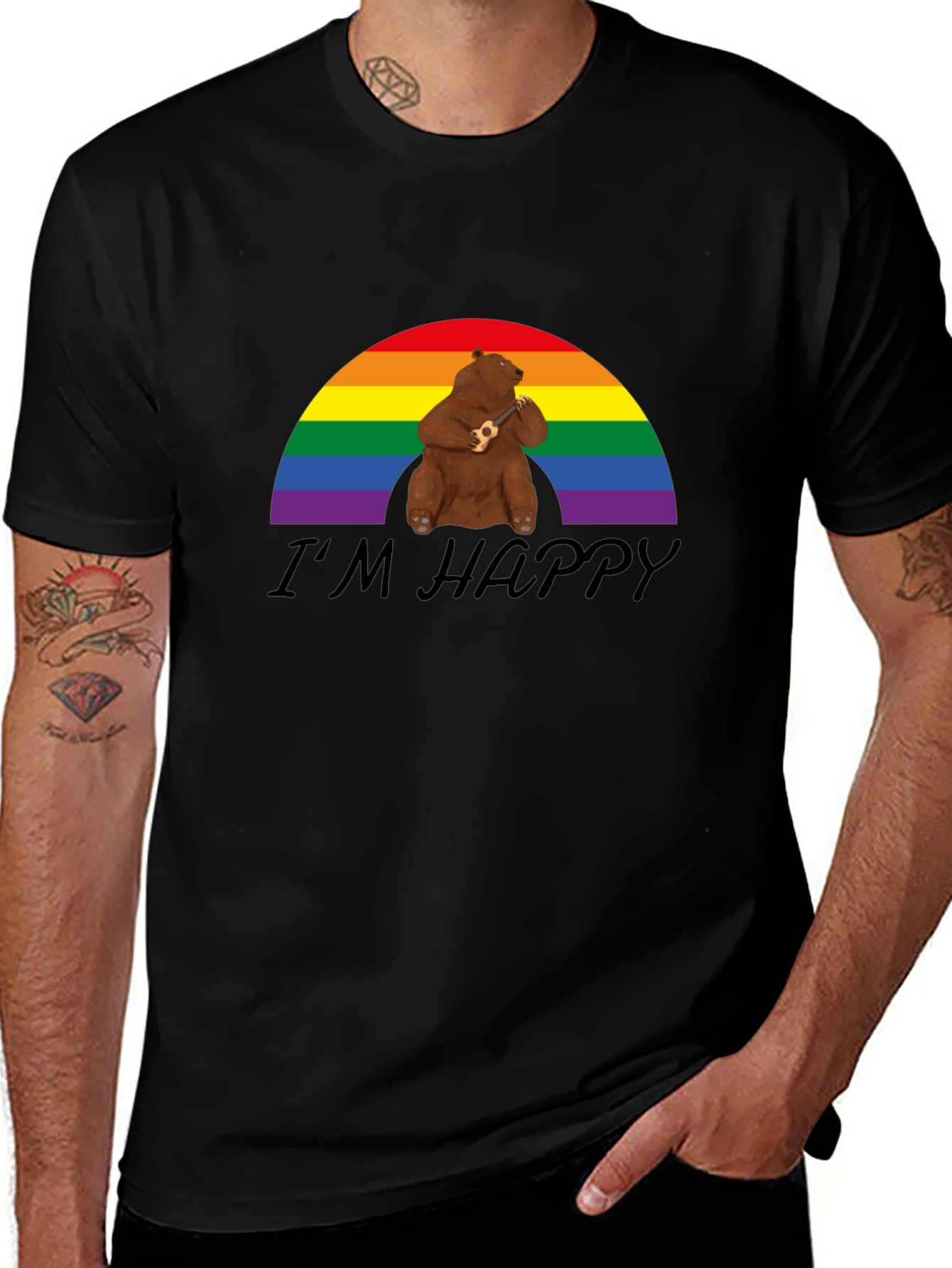 Happy Bear Rainbow Pride T-Shirt