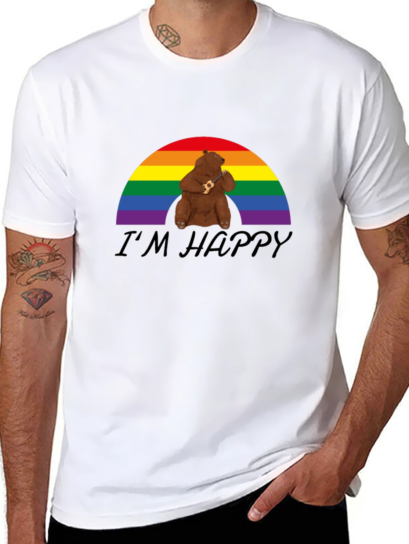 Happy Bear Rainbow Pride T-Shirt