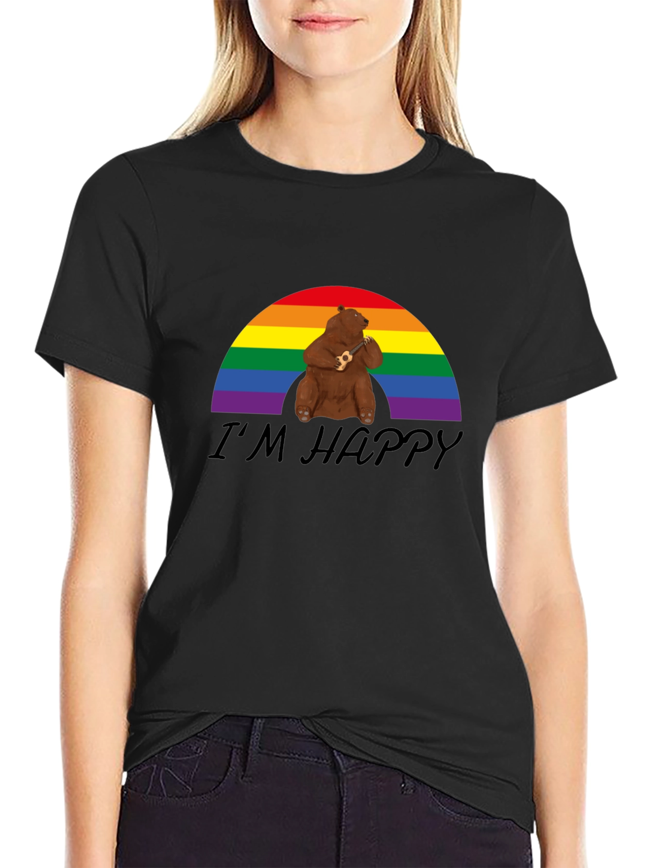 Happy Bear Rainbow Pride T-Shirt