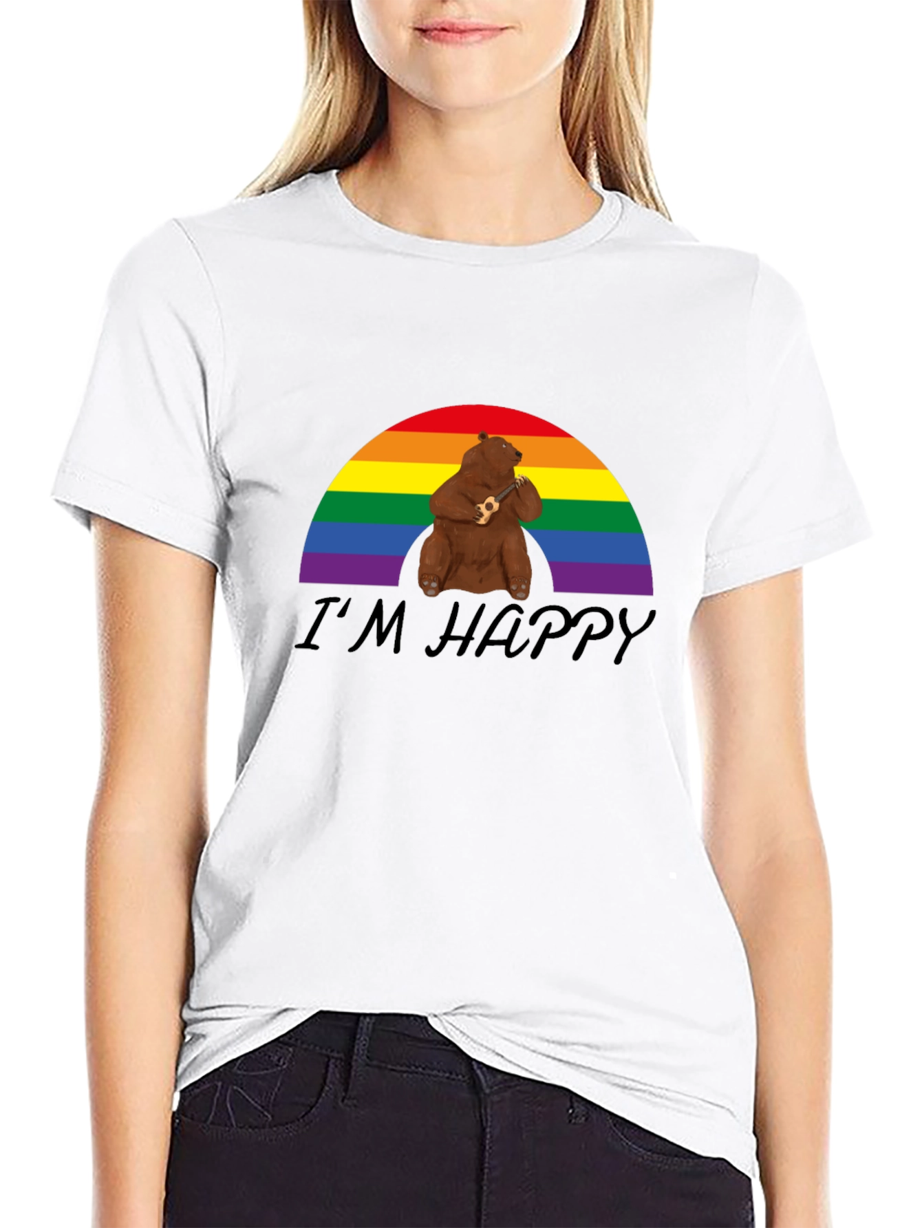 Happy Bear Rainbow Pride T-Shirt