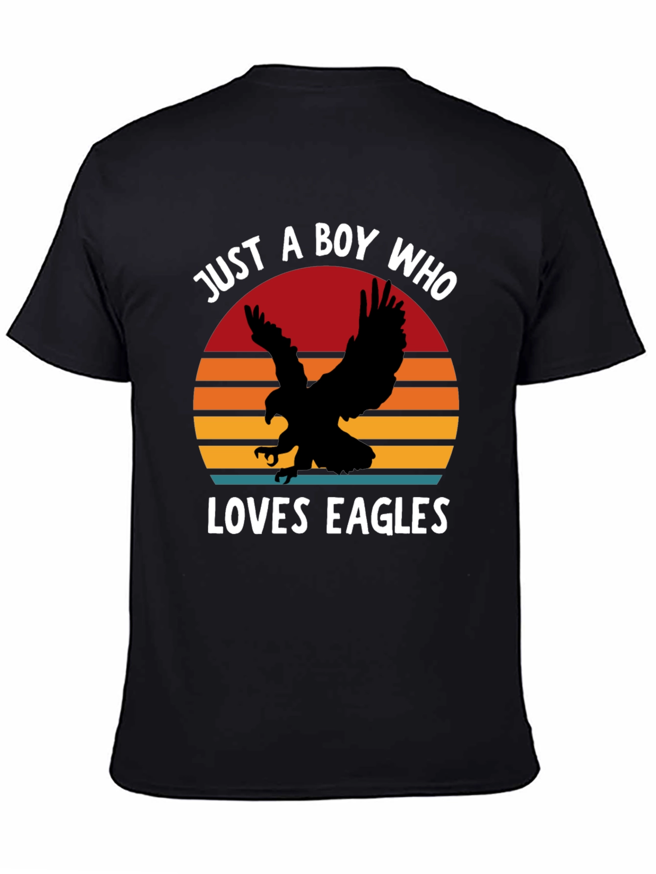 Boy Who Loves Eagles Graphic T-Shirt
