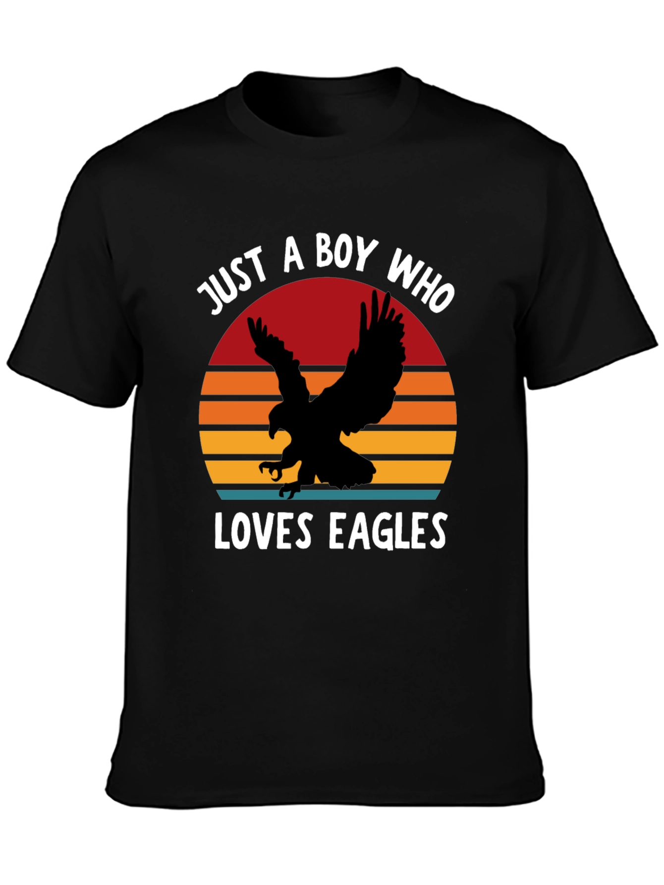 Boy Who Loves Eagles Graphic T-Shirt