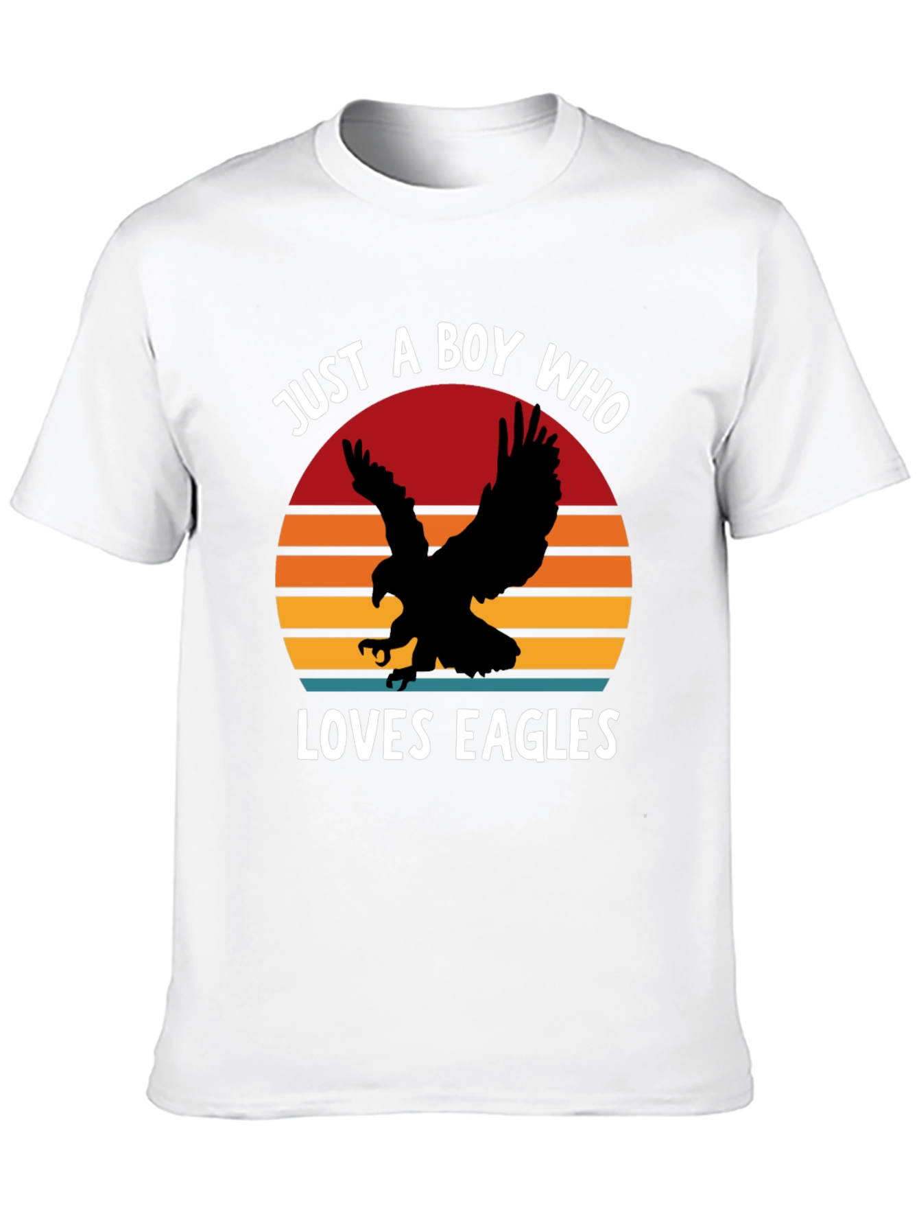 Boy Who Loves Eagles Graphic T-Shirt