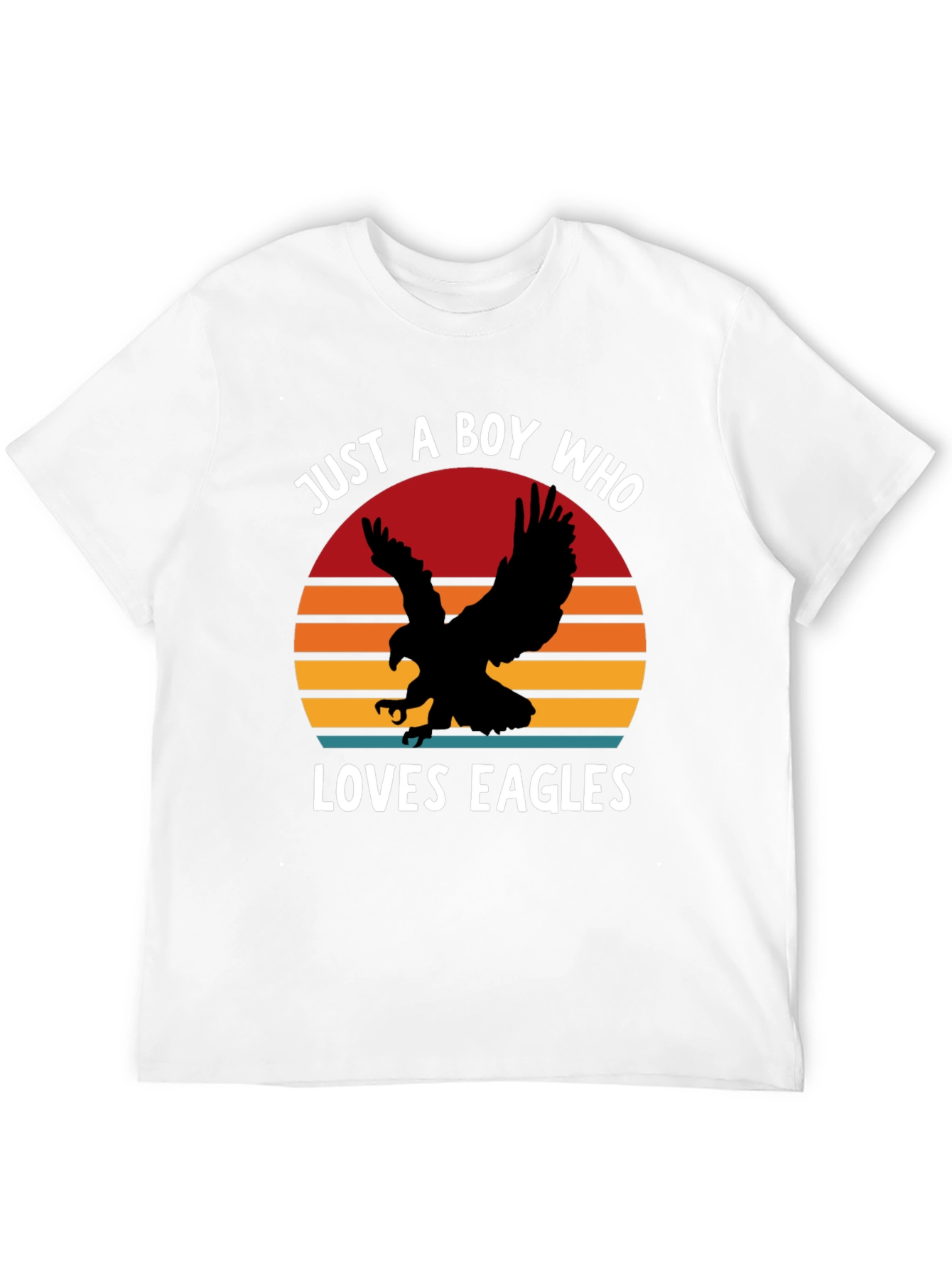 Boy Who Loves Eagles Graphic T-Shirt