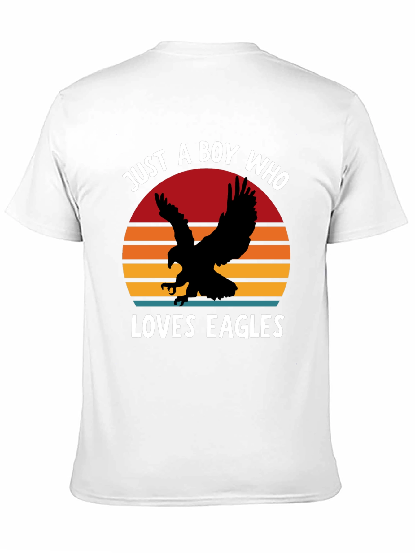 Boy Who Loves Eagles Graphic T-Shirt
