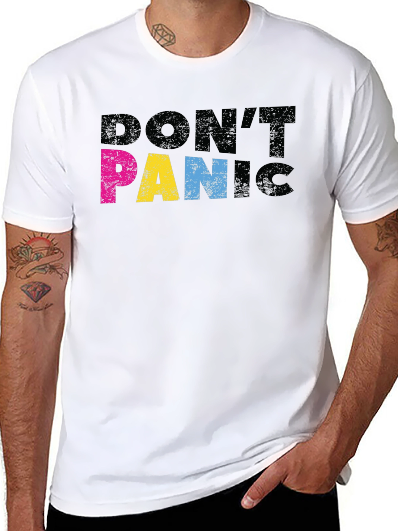 Dont Panic T-Shirt - Pansexual Pride Tee