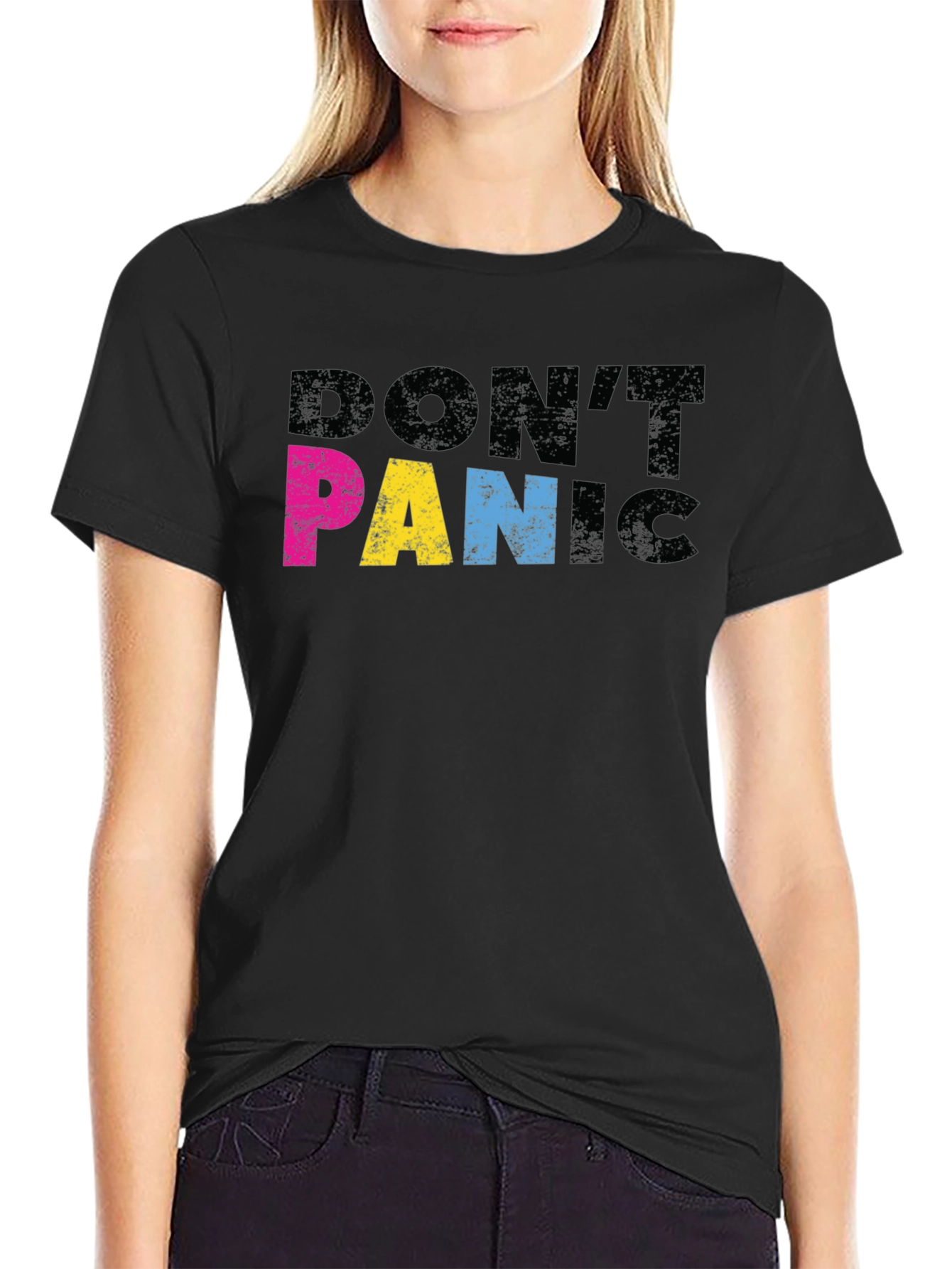 Dont Panic T-Shirt - Pansexual Pride Tee