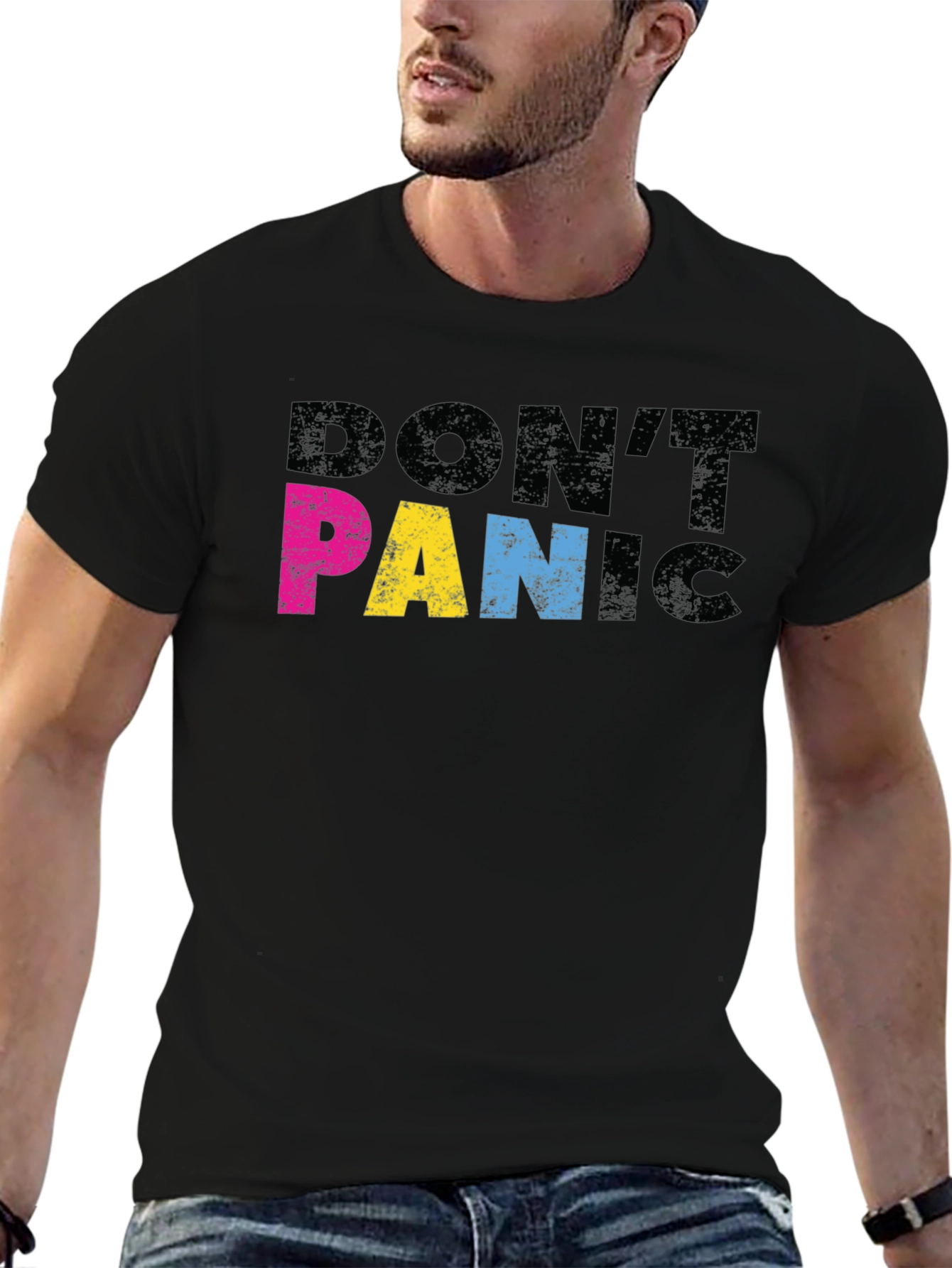 Dont Panic T-Shirt - Pansexual Pride Tee
