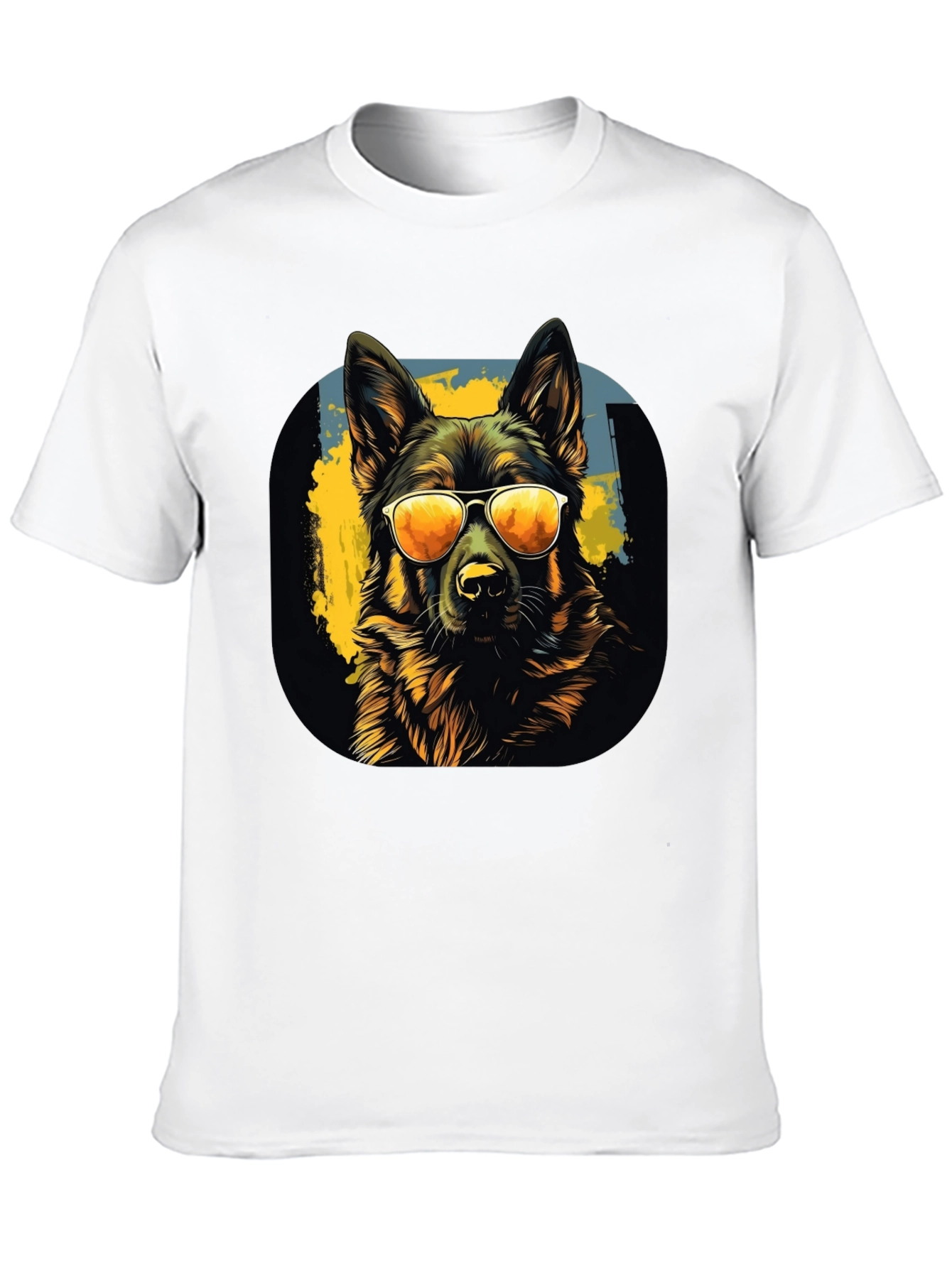 Cool Dog Graphic T-Shirt - Stylish Canine Design