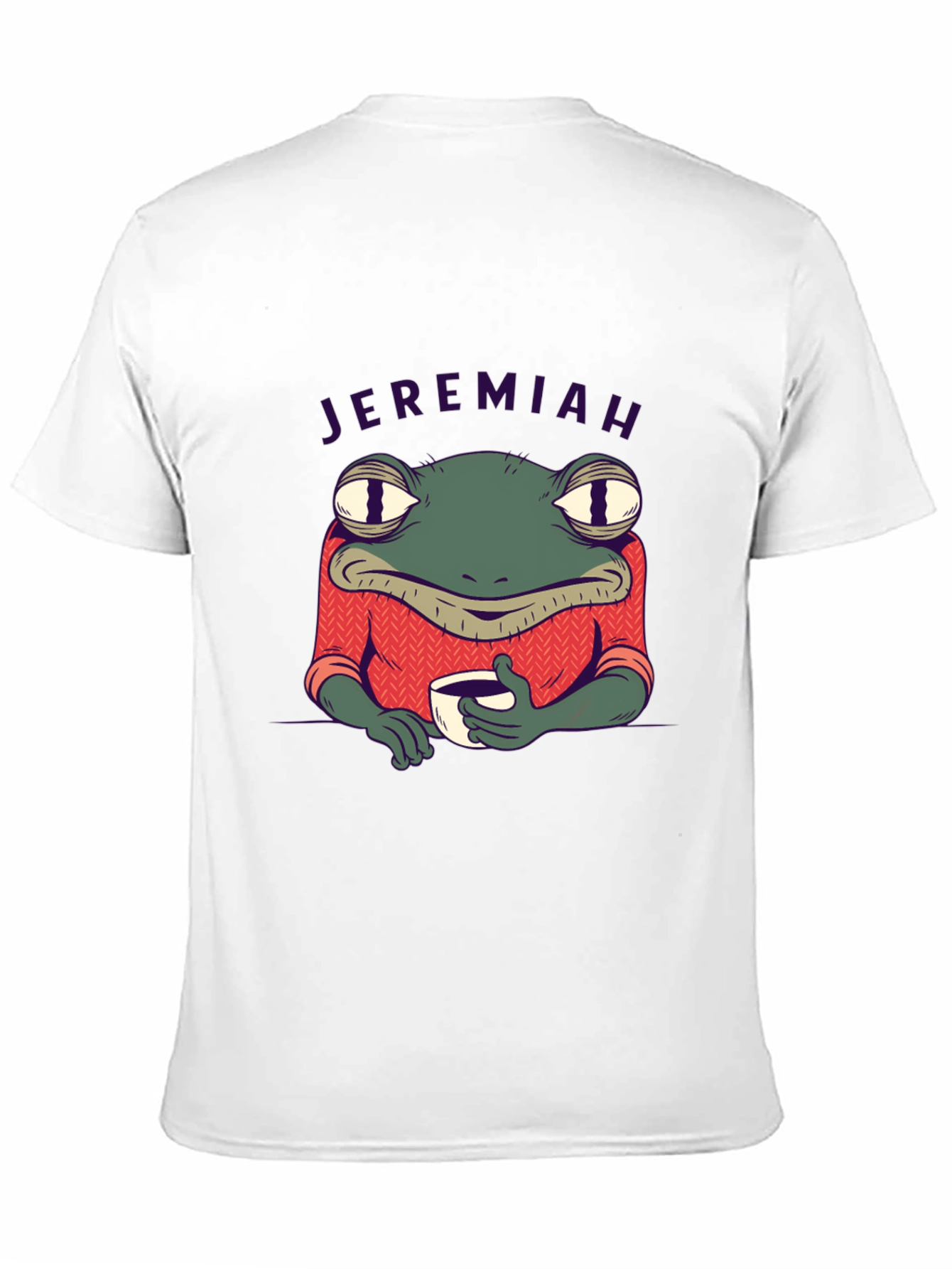 Jeremiah Frog Coffee T-Shirt - Black